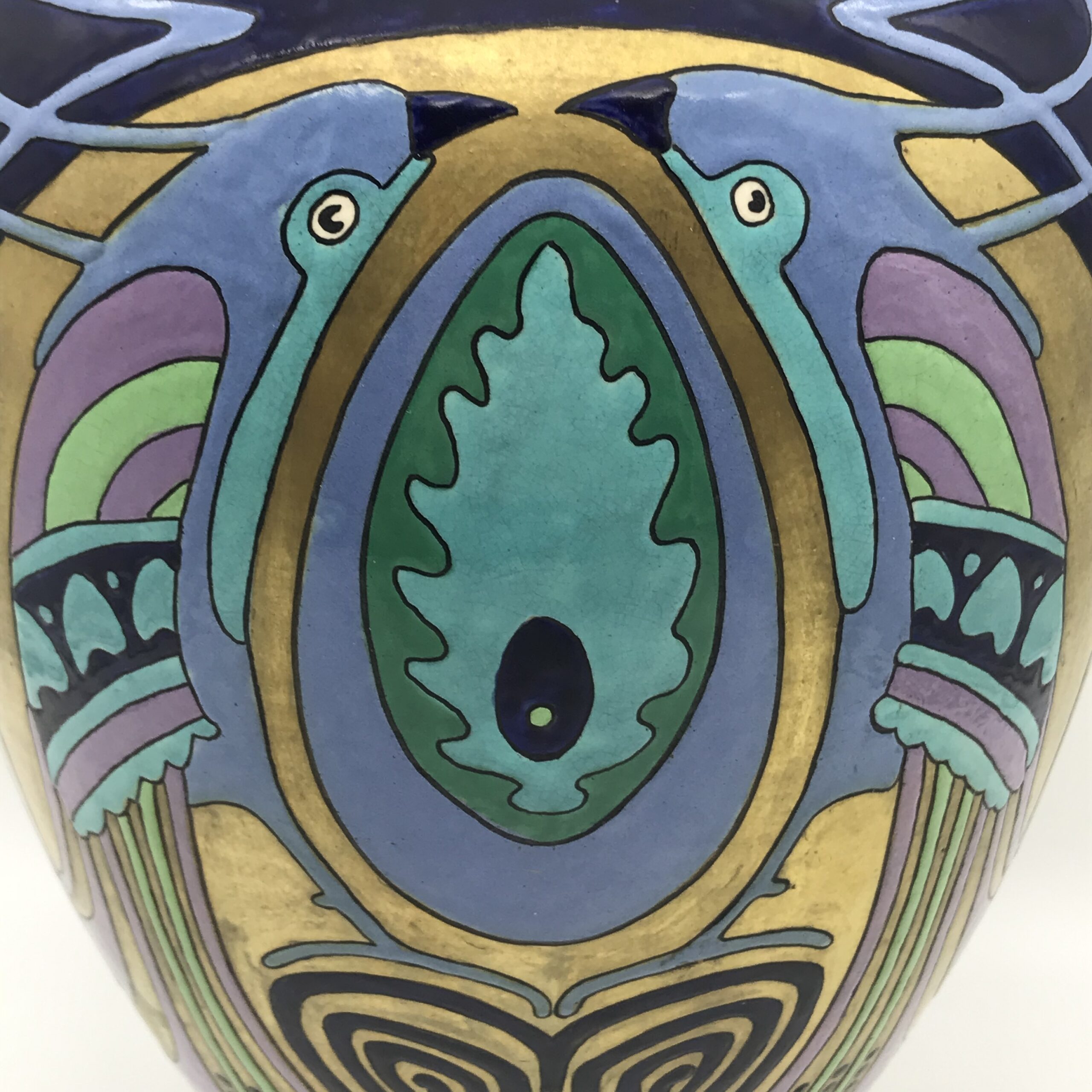 Large Japanese ‘Art Nouveau/Arts & Crafts’ Vase - Image 2