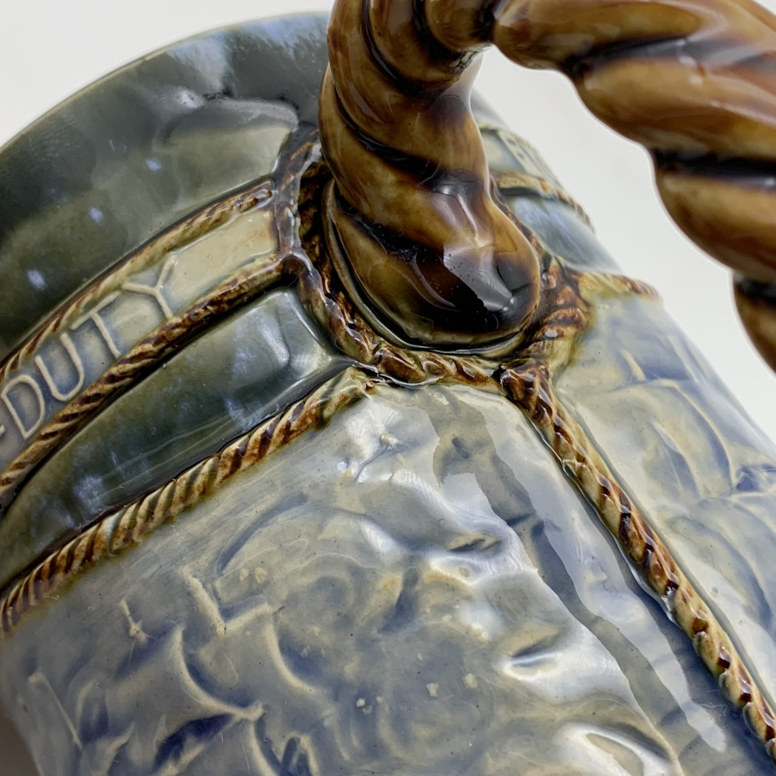 Large Royal Doulton ‘Lord Nelson - Trafalgar’ Jug (1905) - Image 9