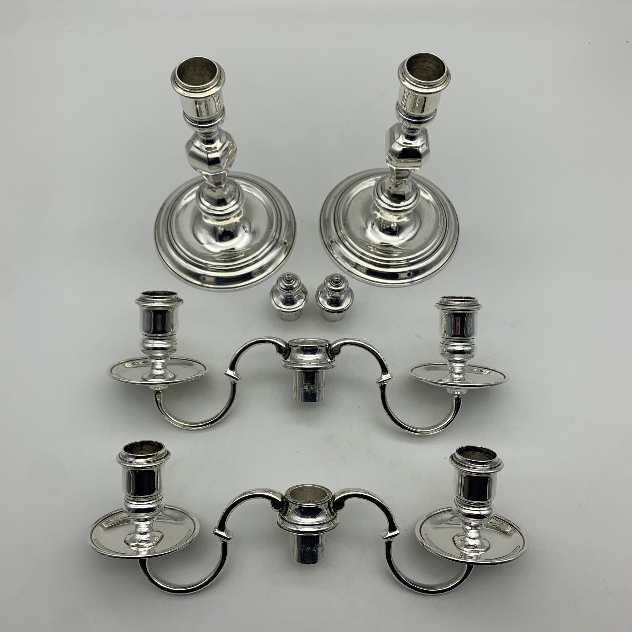 Fabulous Pair of Sterling Silver Candelabra (Garrard & Co) - Image 11