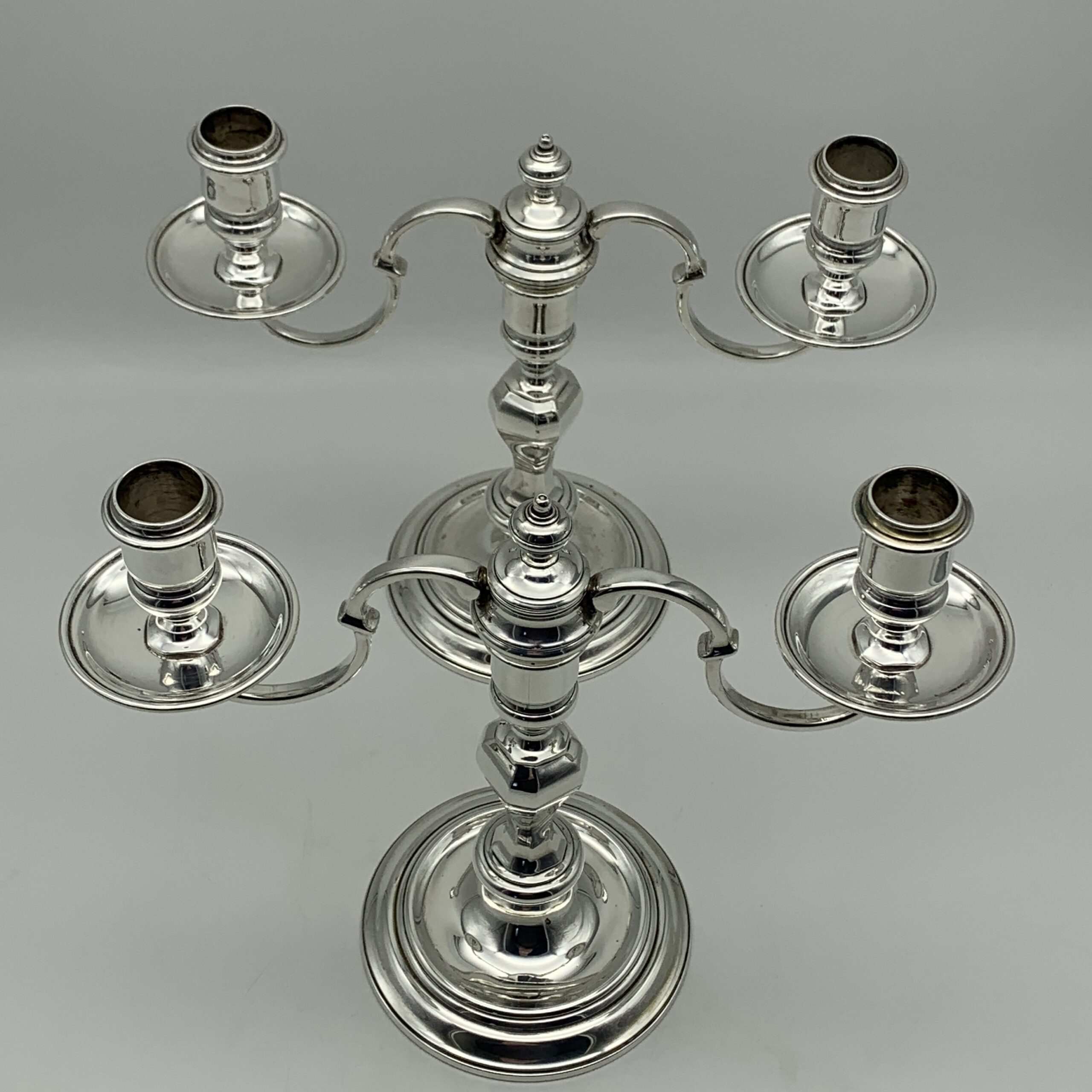 Fabulous Pair of Sterling Silver Candelabra (Garrard & Co) - Image 7