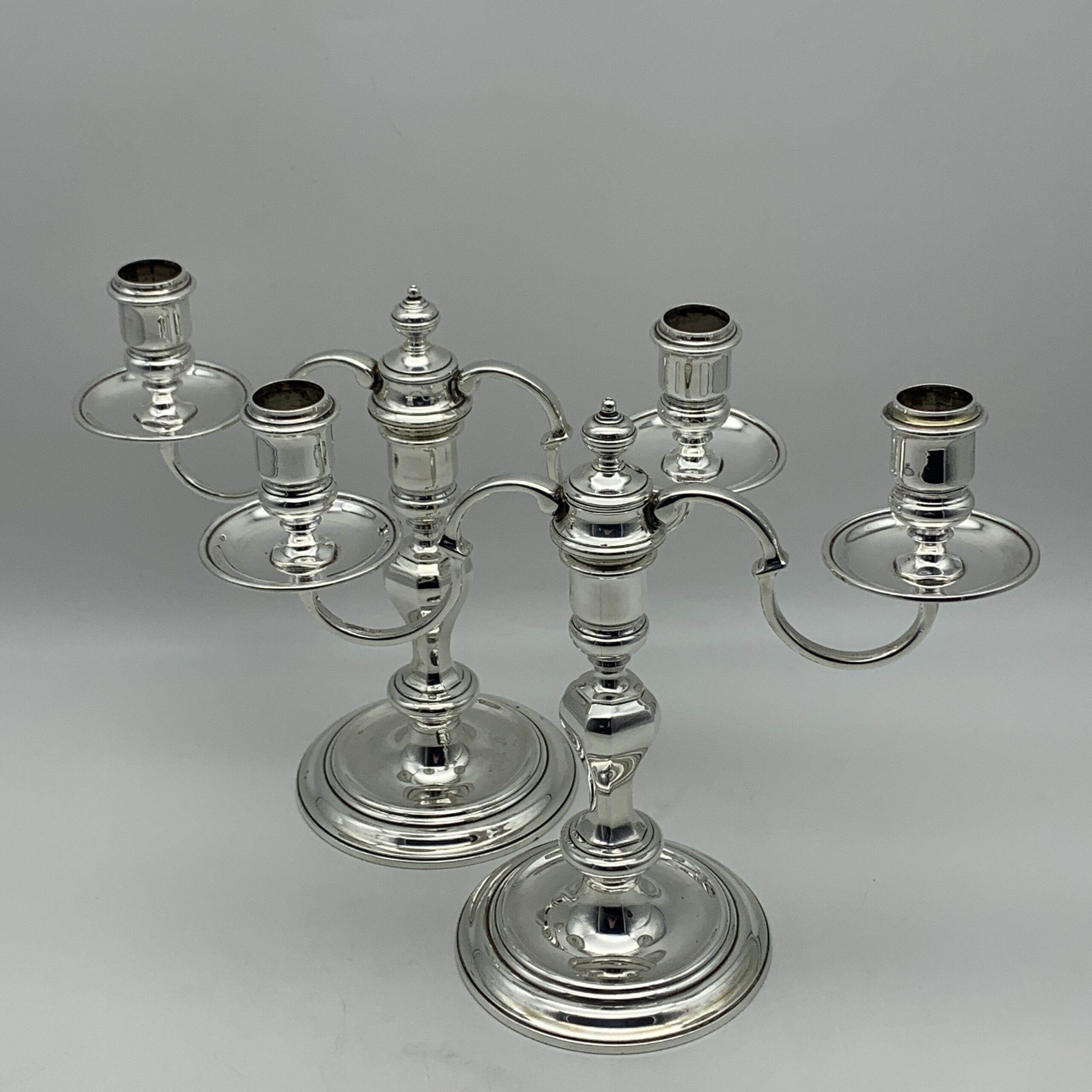Fabulous Pair of Sterling Silver Candelabra (Garrard & Co)