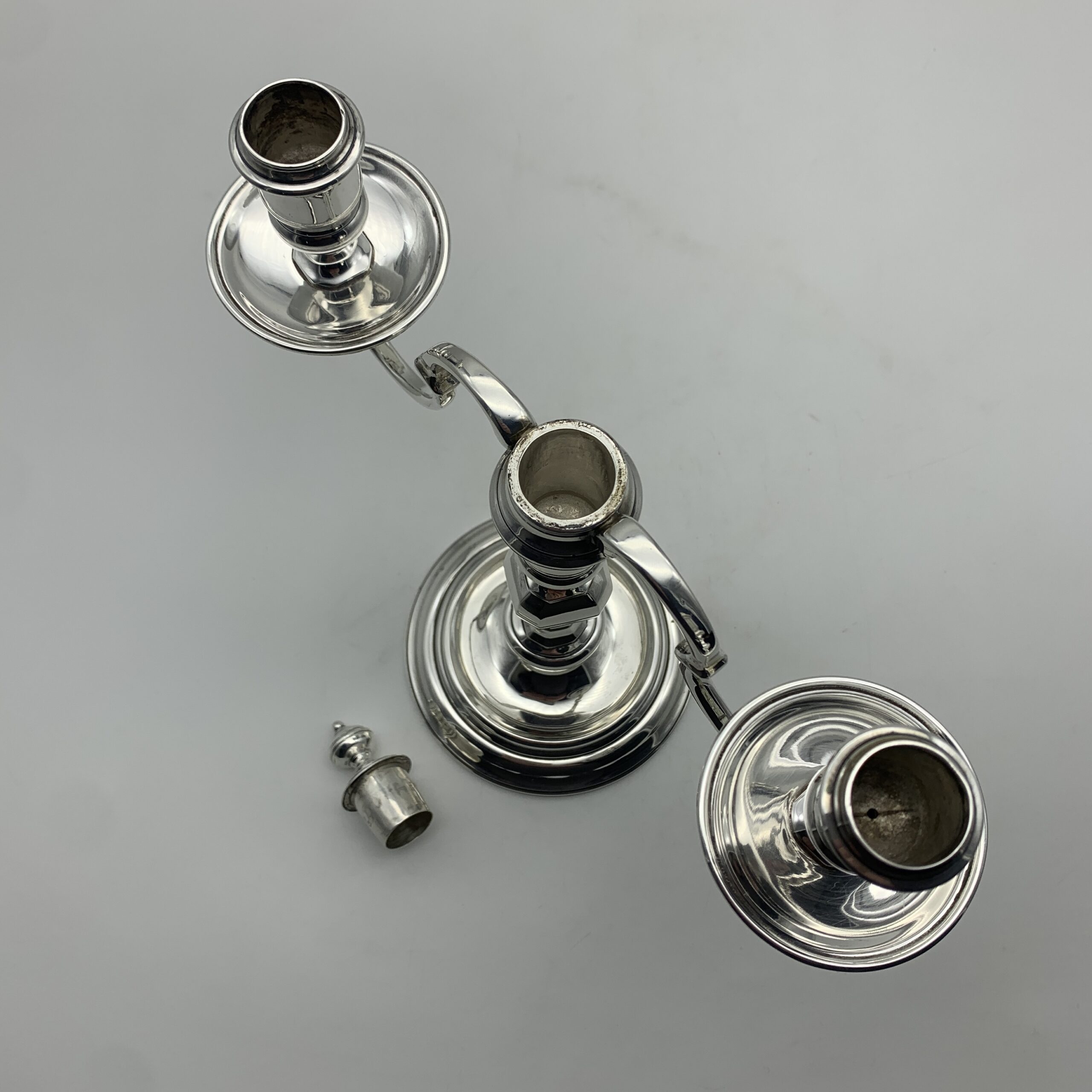 Fabulous Pair of Sterling Silver Candelabra (Garrard & Co) - Image 10