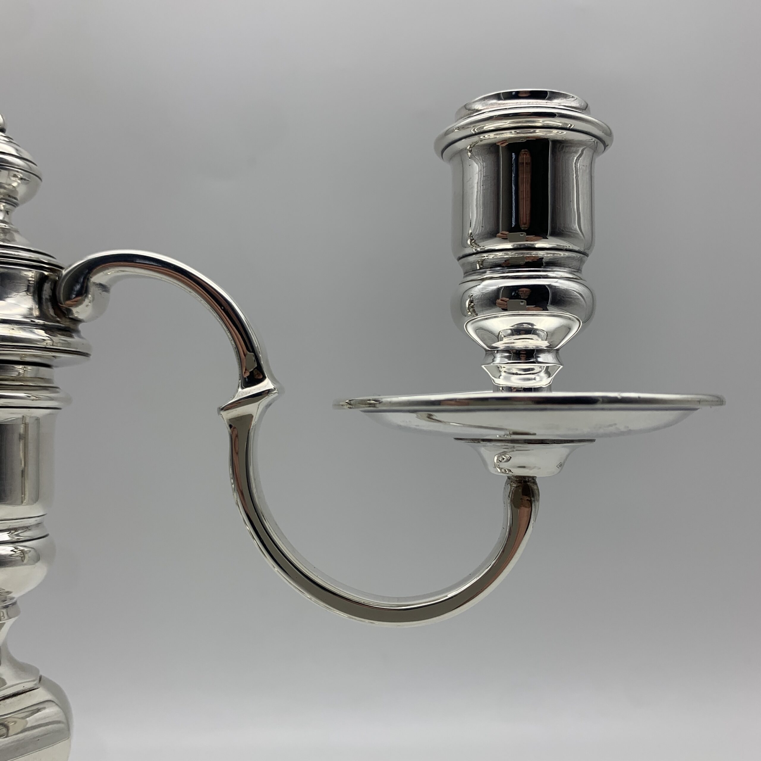 Fabulous Pair of Sterling Silver Candelabra (Garrard & Co) - Image 3