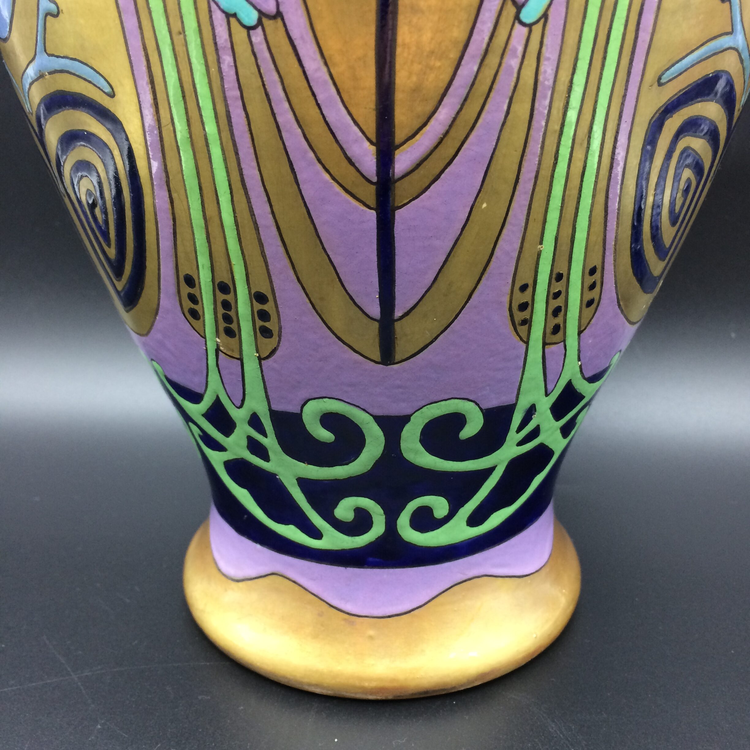 Large Japanese ‘Art Nouveau/Arts & Crafts’ Vase - Image 8