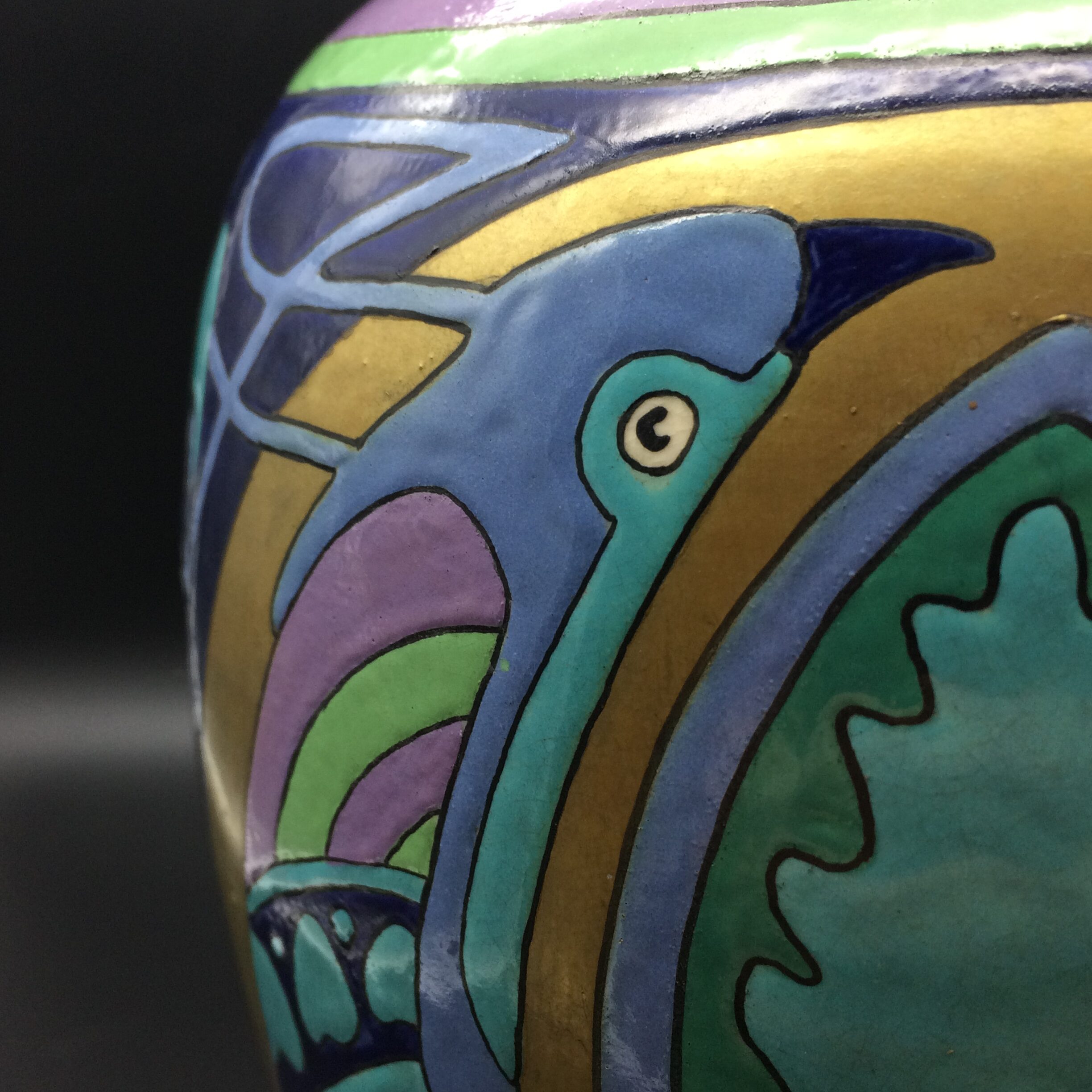 Large Japanese ‘Art Nouveau/Arts & Crafts’ Vase - Image 4