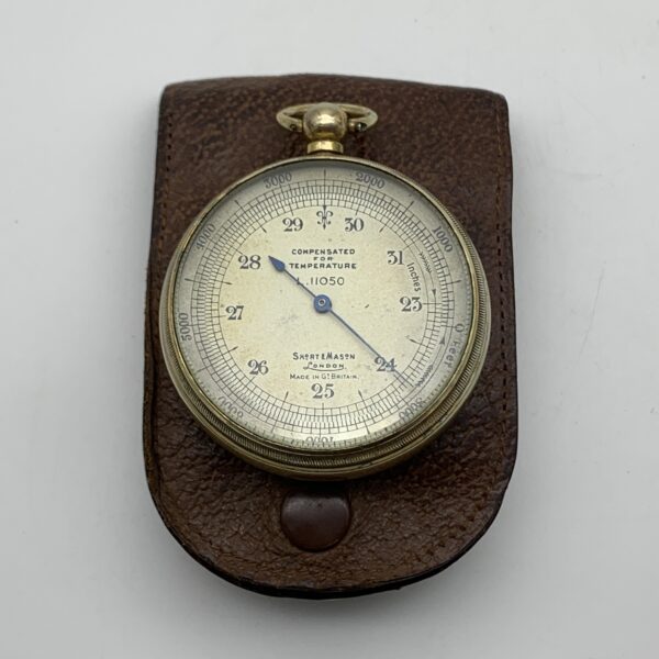 Antique Pocket Barometer by ‘Short & Mason’ (1890-1910)