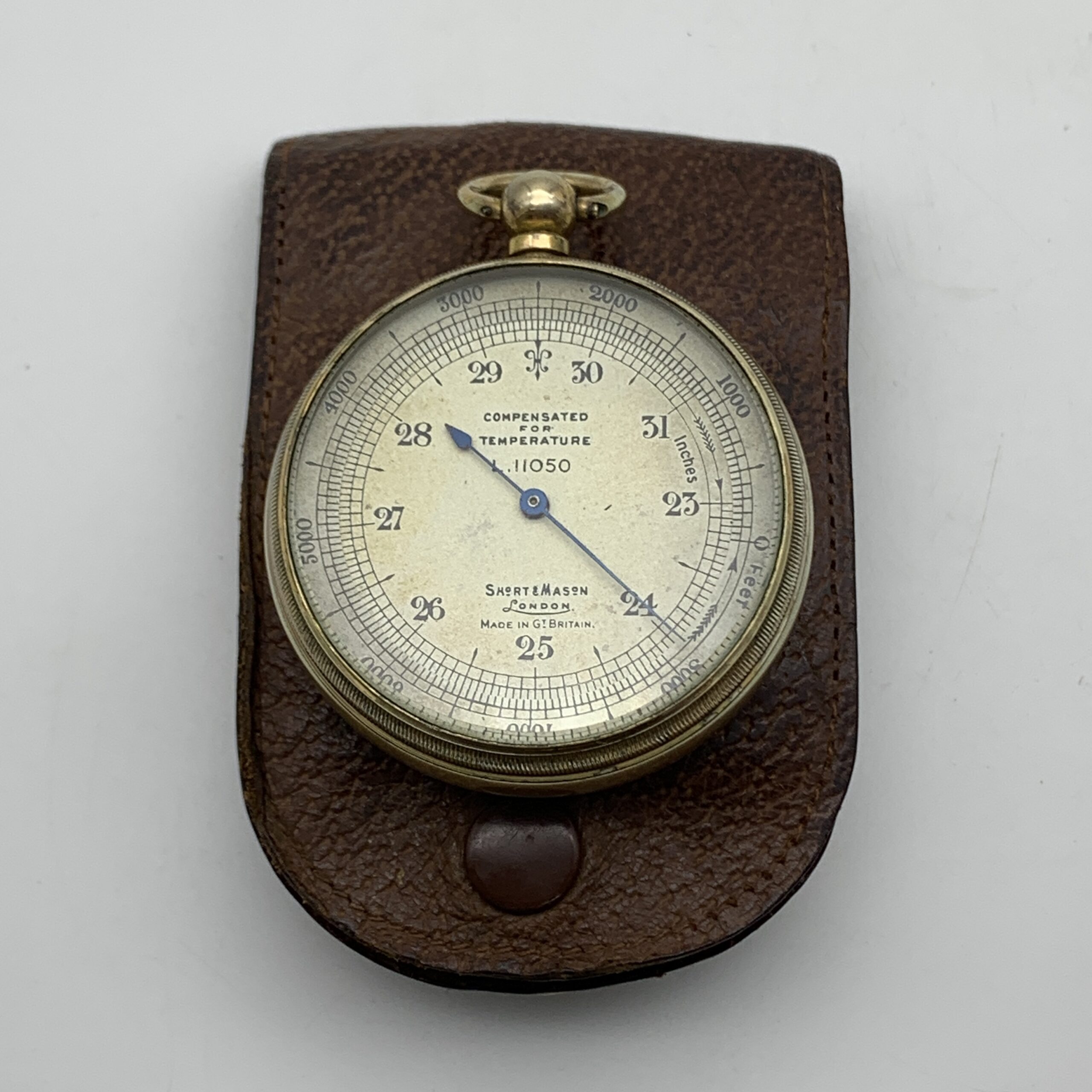 Antique Pocket Barometer by ‘Short & Mason’ (1890-1910)