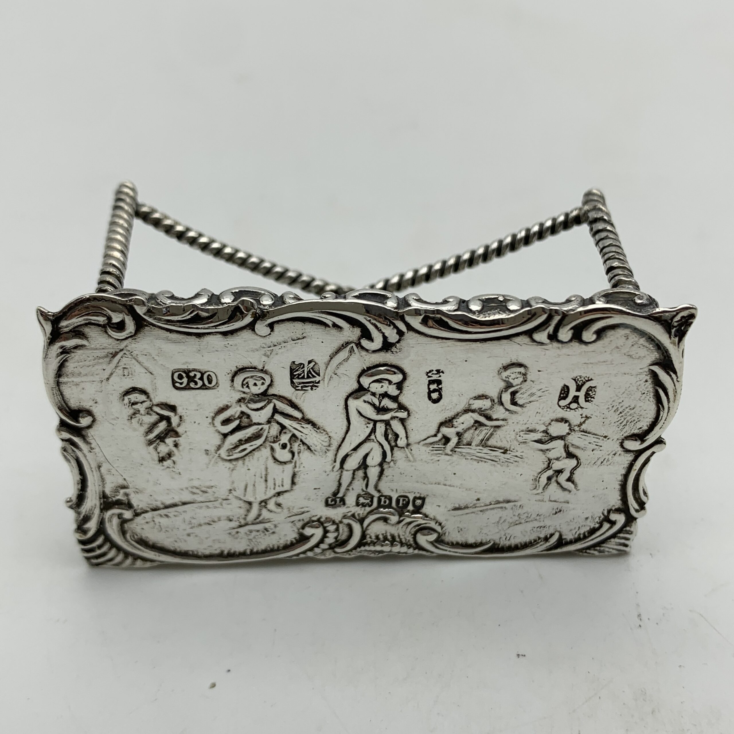 Victorian Silver Miniature ‘Dollhouse' Table (1897) - Image 3