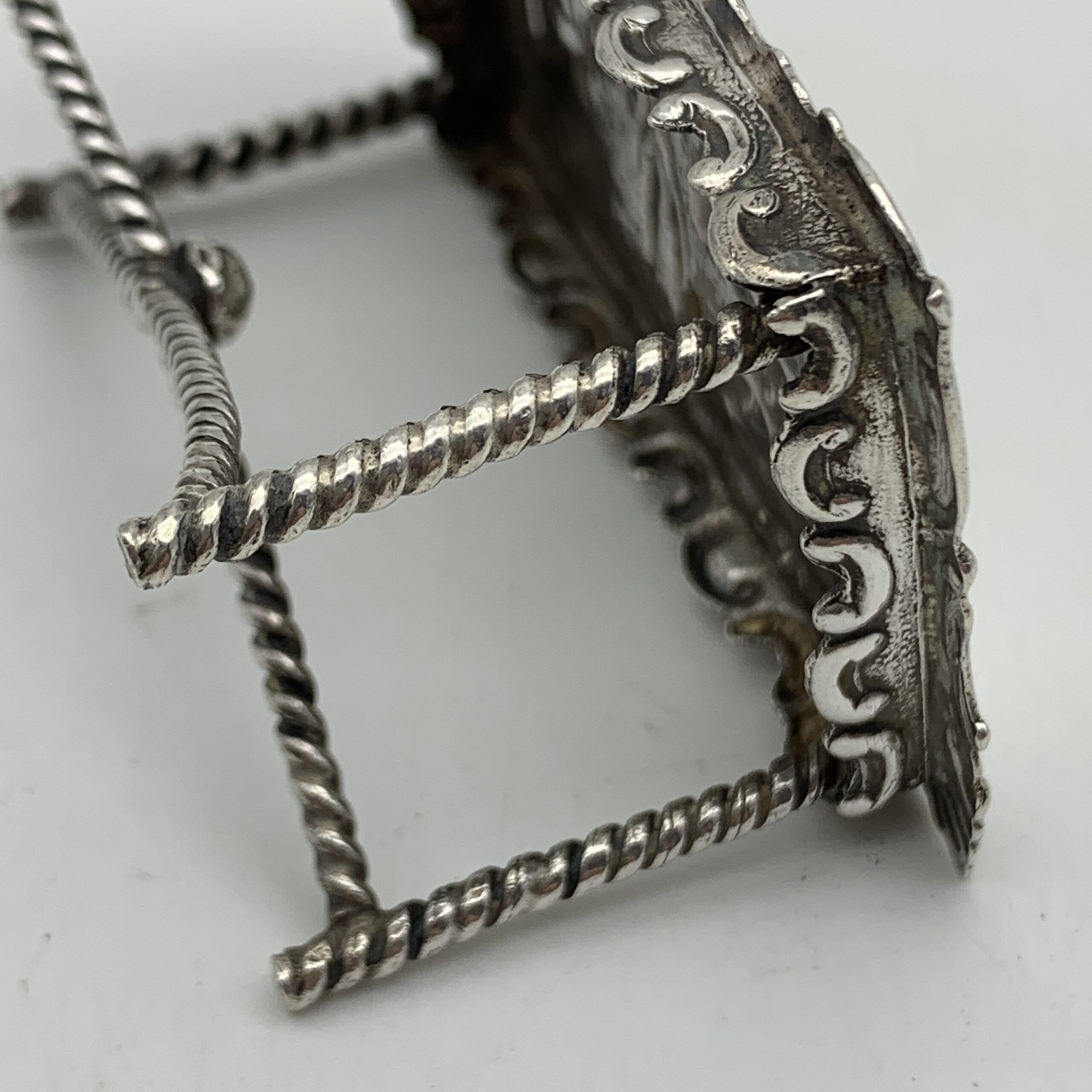 Victorian Silver Miniature ‘Dollhouse' Table (1897) - Image 6