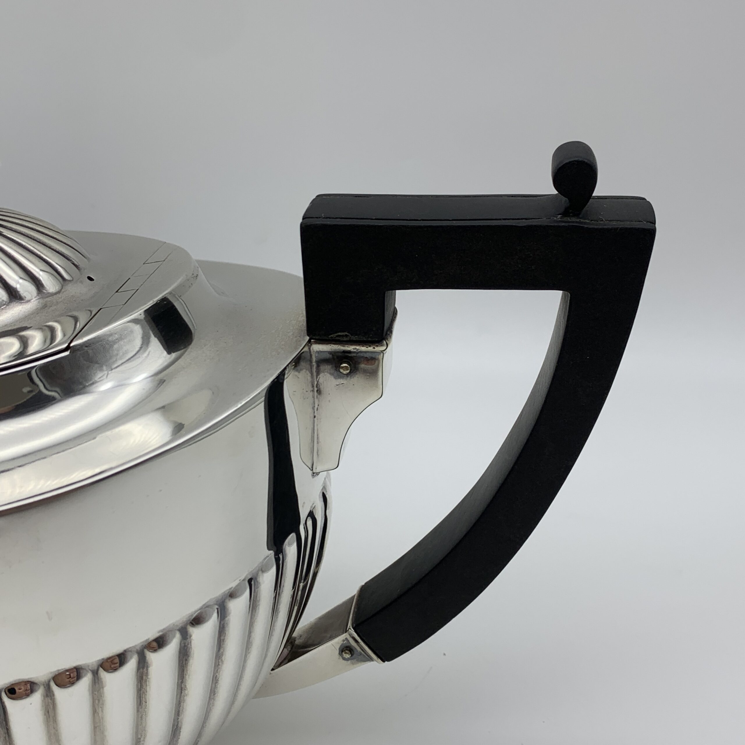 Antique Sterling Silver Teapot (1913) - Image 5