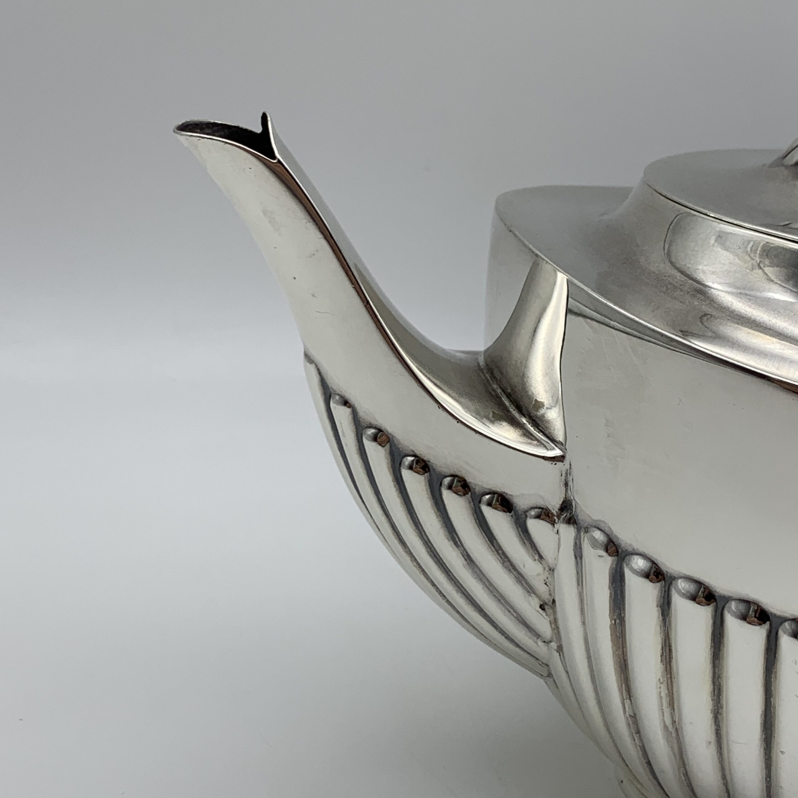 Antique Sterling Silver Teapot (1913) - Image 8