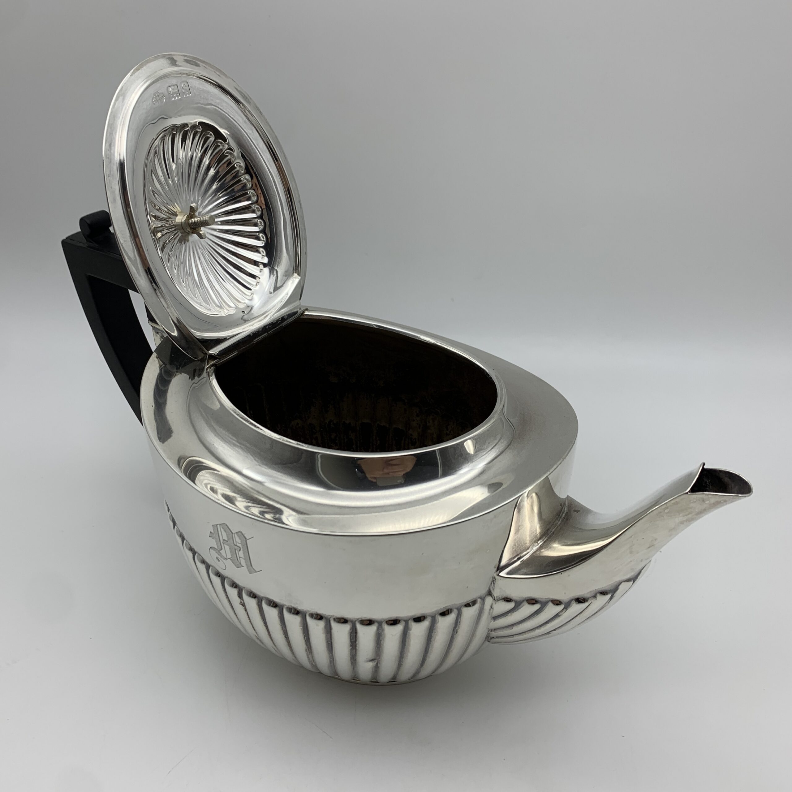 Antique Sterling Silver Teapot (1913) - Image 3