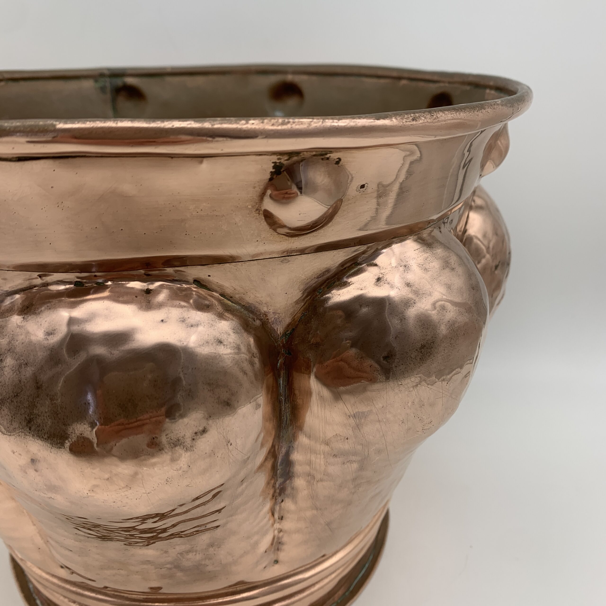 Lovely Large Vintage Copper Planter - Image 2