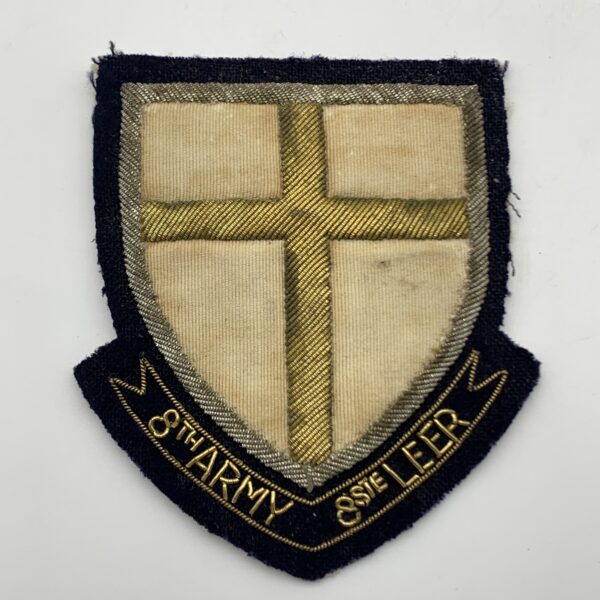 Vintage ‘8th Army’ Bullion Embroidered Blazer Badge