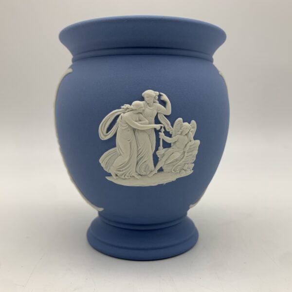 Blue ‘Wedgwood’ Jasperware Vase
