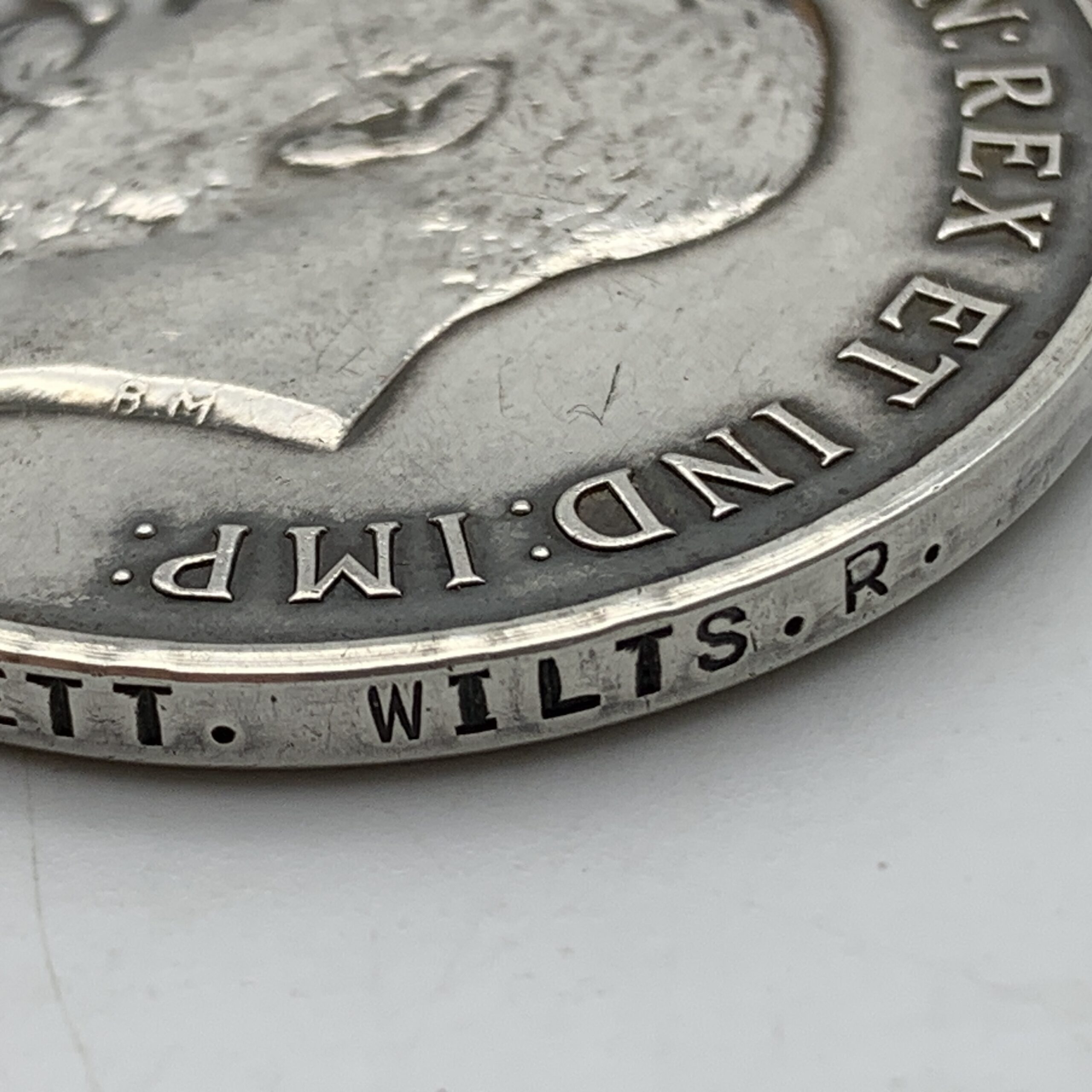 WW1 – ‘K.I.A.’ Medals to ‘C. SJT. W.P. BURNETT’ (Wiltshire Reg.) - Image 4