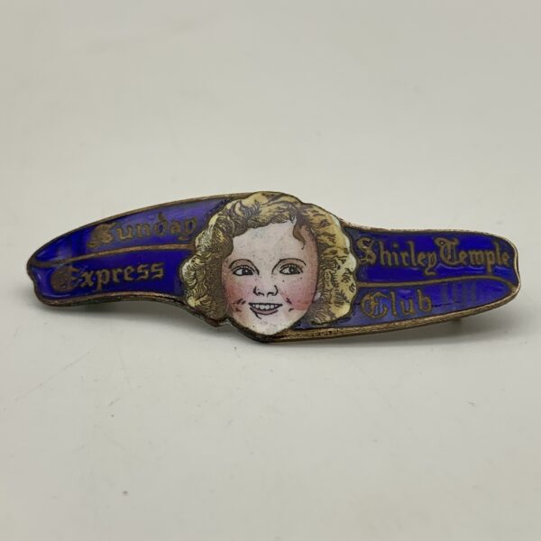 Scarce Enamel ‘Shirley Temple’ Brooch