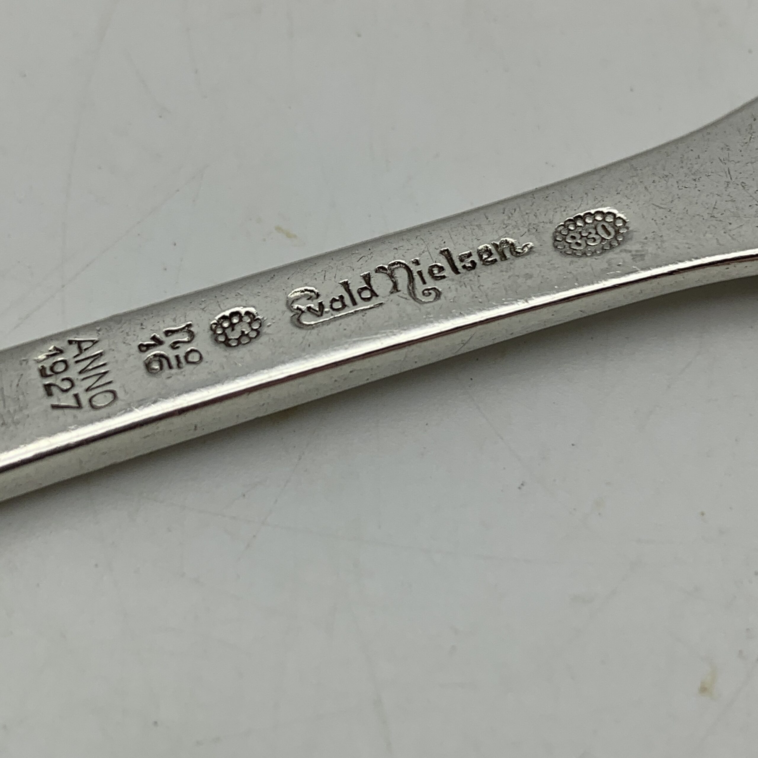 Scarce Danish Silver ‘Lily’ Jam Spoon (Evald Nielsen) - Image 6