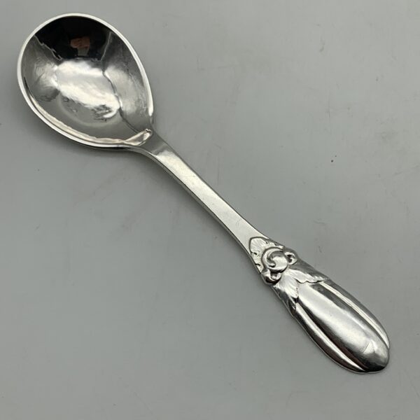 Scarce Danish Silver ‘Lily’ Jam Spoon (Evald Nielsen)