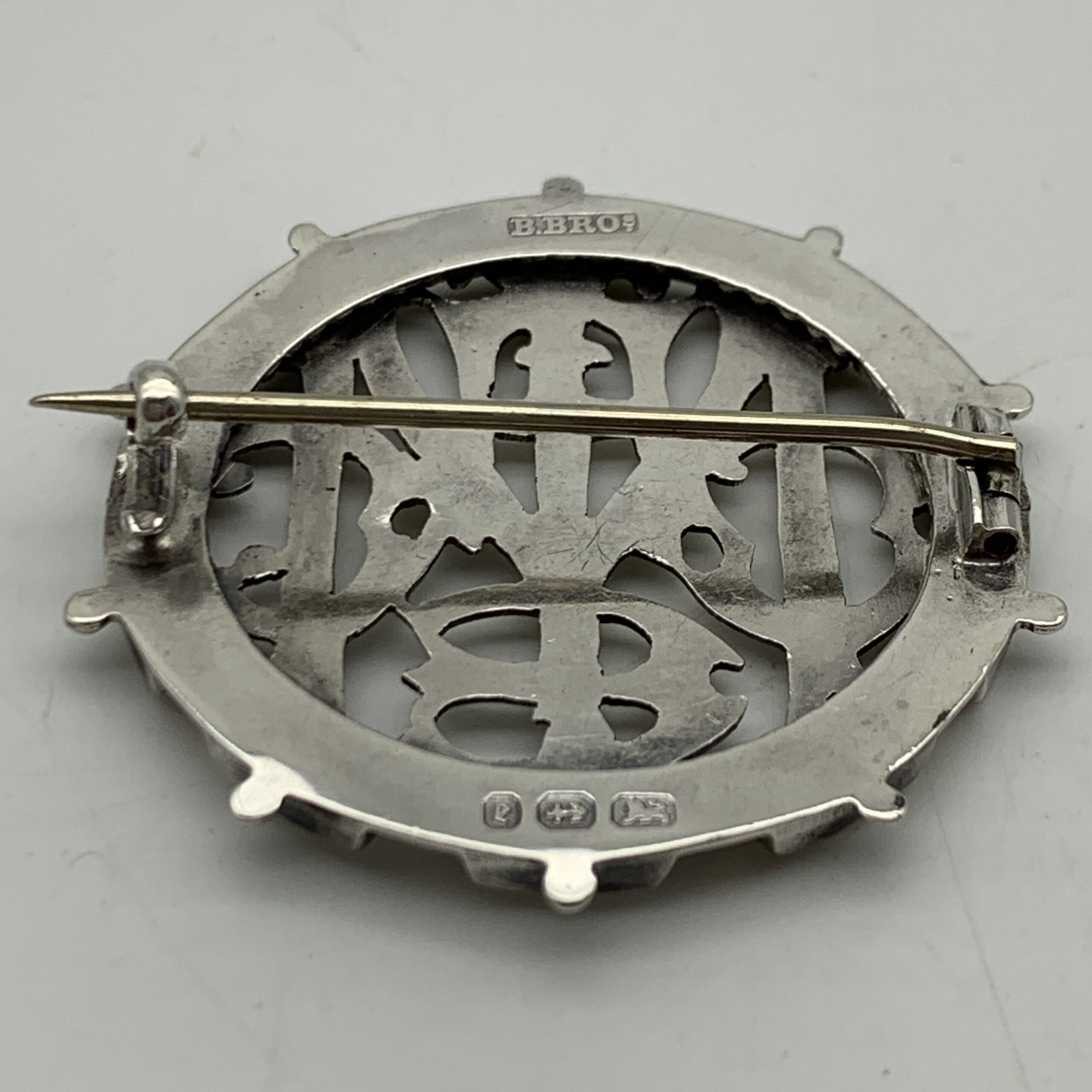 Victorian Silver ‘Name Puzzle’ Brooch (1879) - Image 4