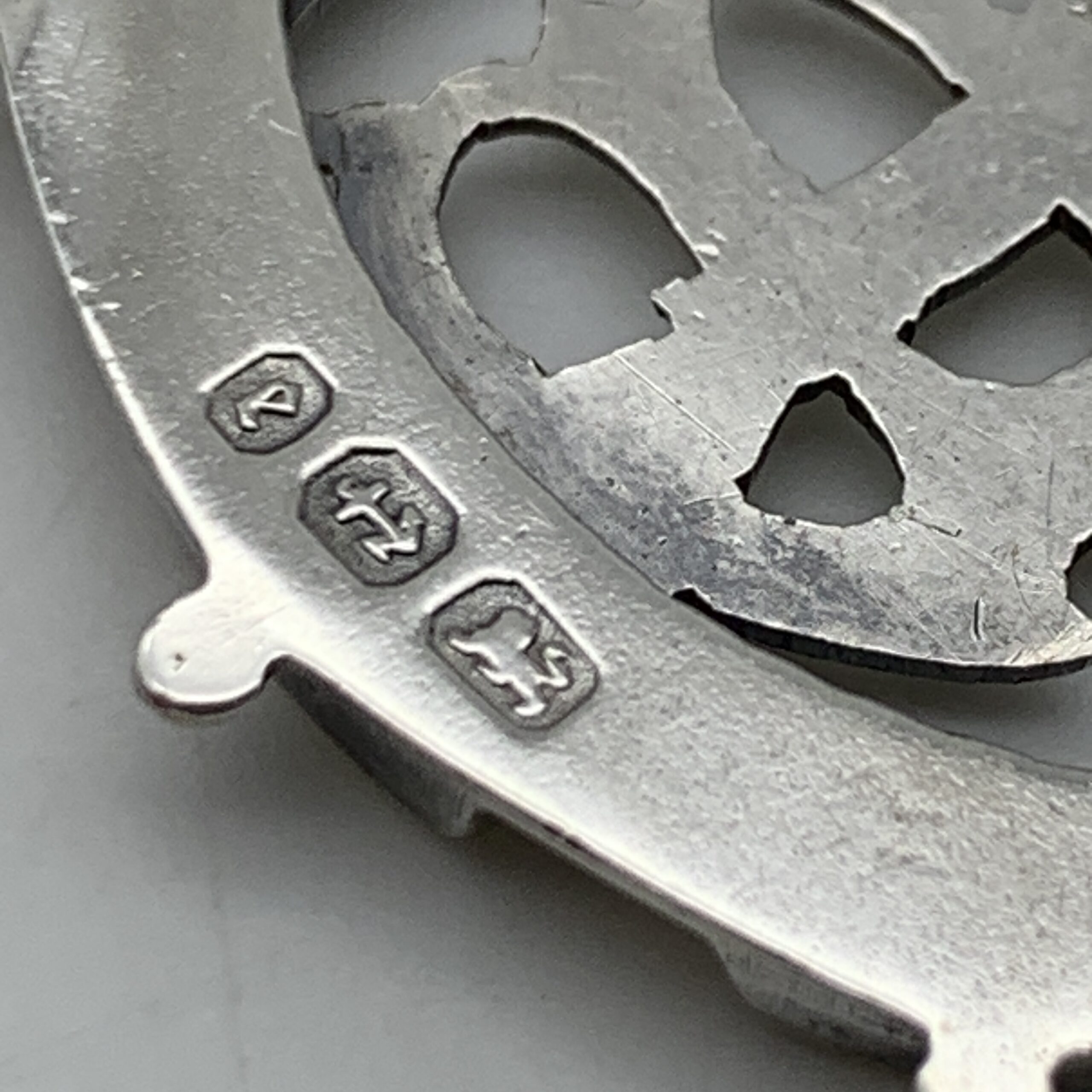 Victorian Silver ‘Name Puzzle’ Brooch (1879) - Image 5