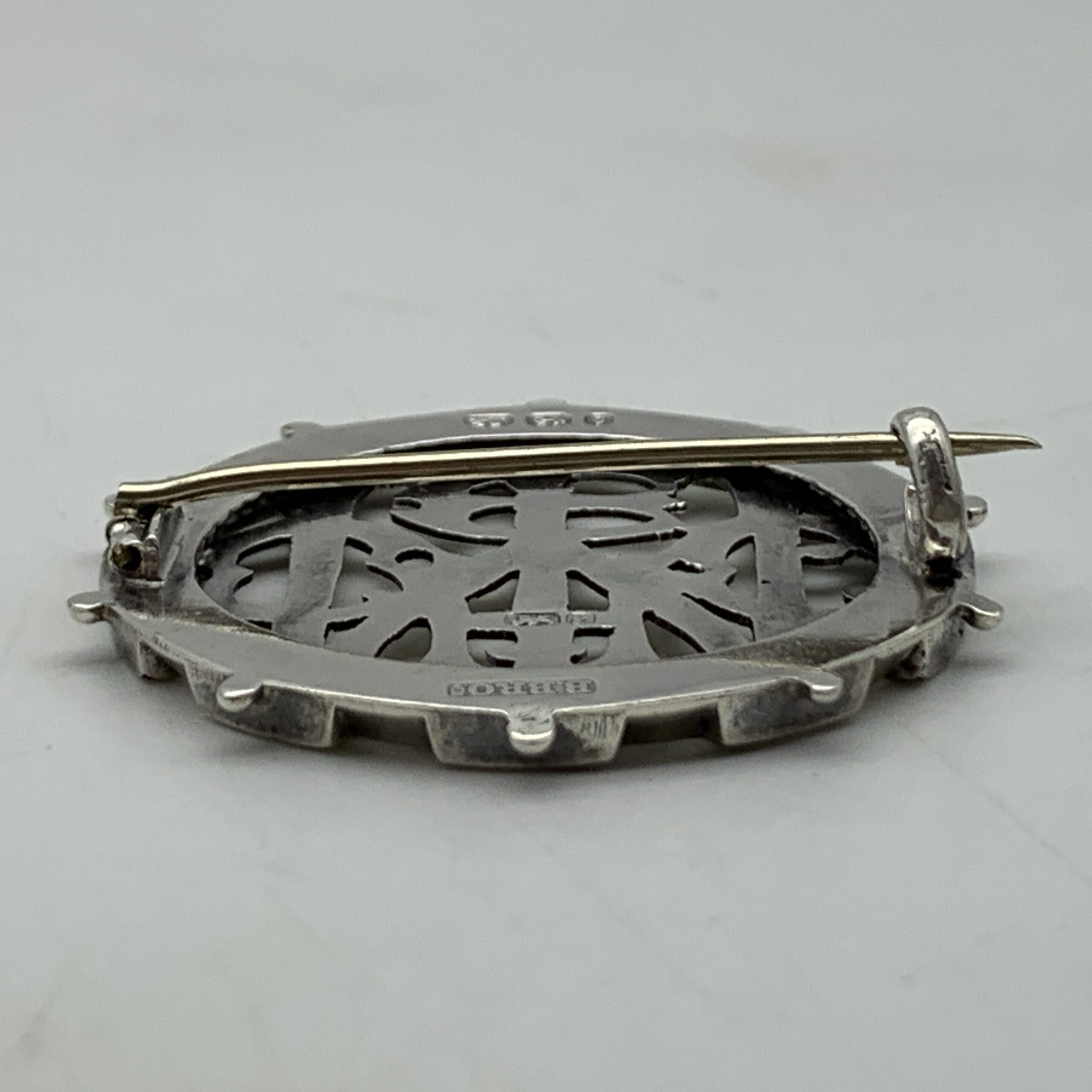 Victorian Silver ‘Name Puzzle’ Brooch (1879) - Image 3