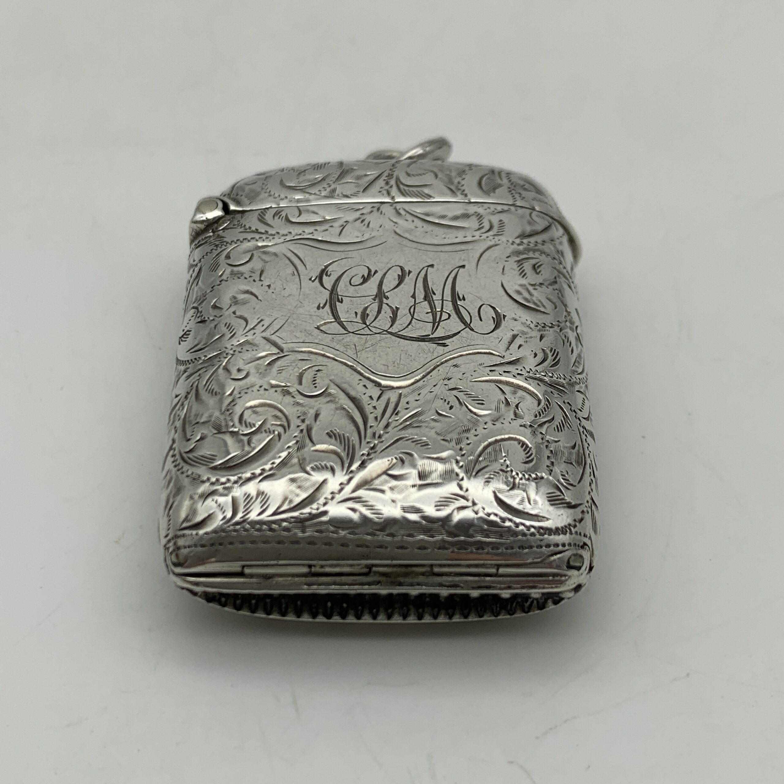 Antique Silver Vesta Case Combined With Hidden Photo Frame - Image 6