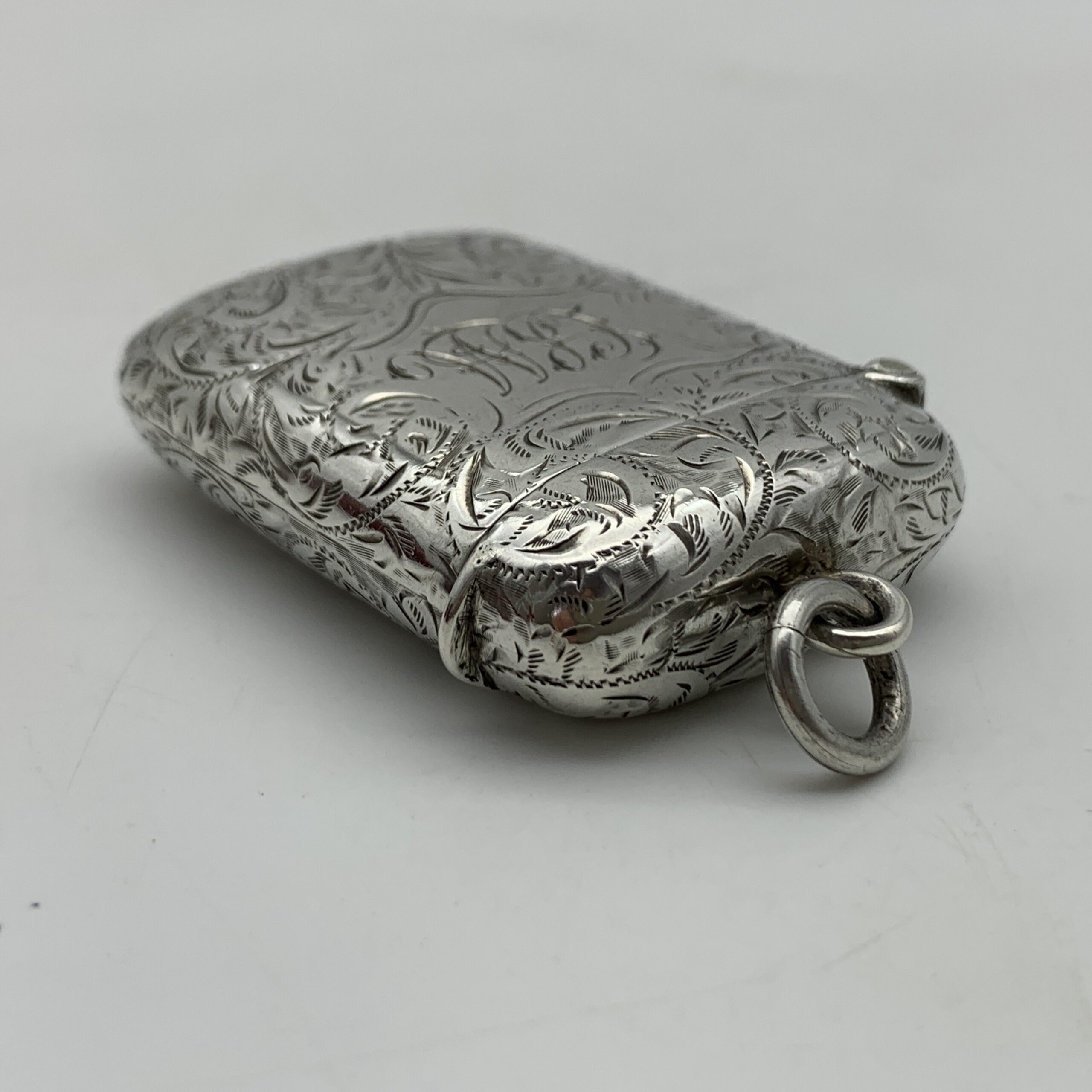 Antique Silver Vesta Case Combined With Hidden Photo Frame - Image 7