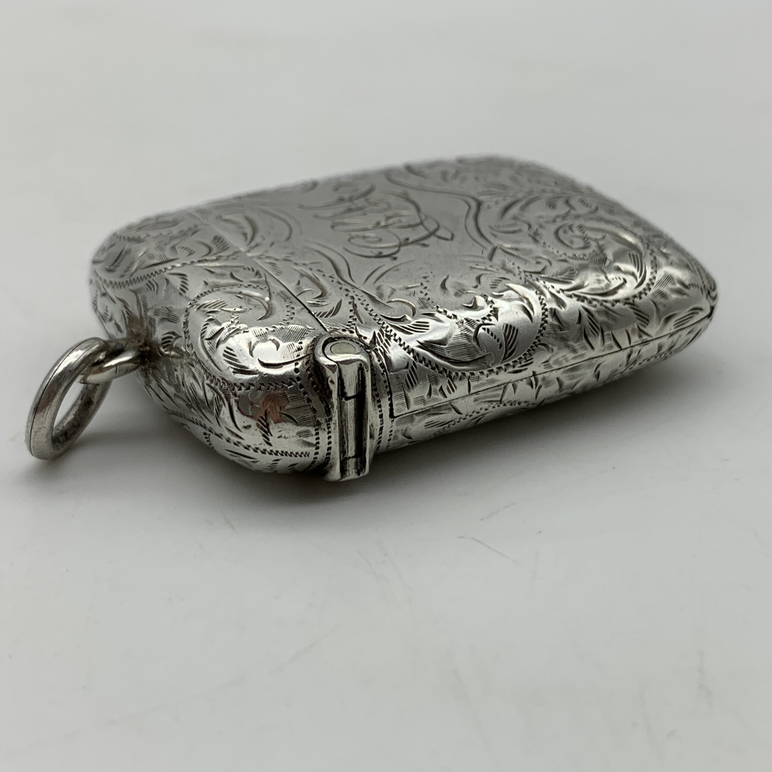 Antique Silver Vesta Case Combined With Hidden Photo Frame - Image 8