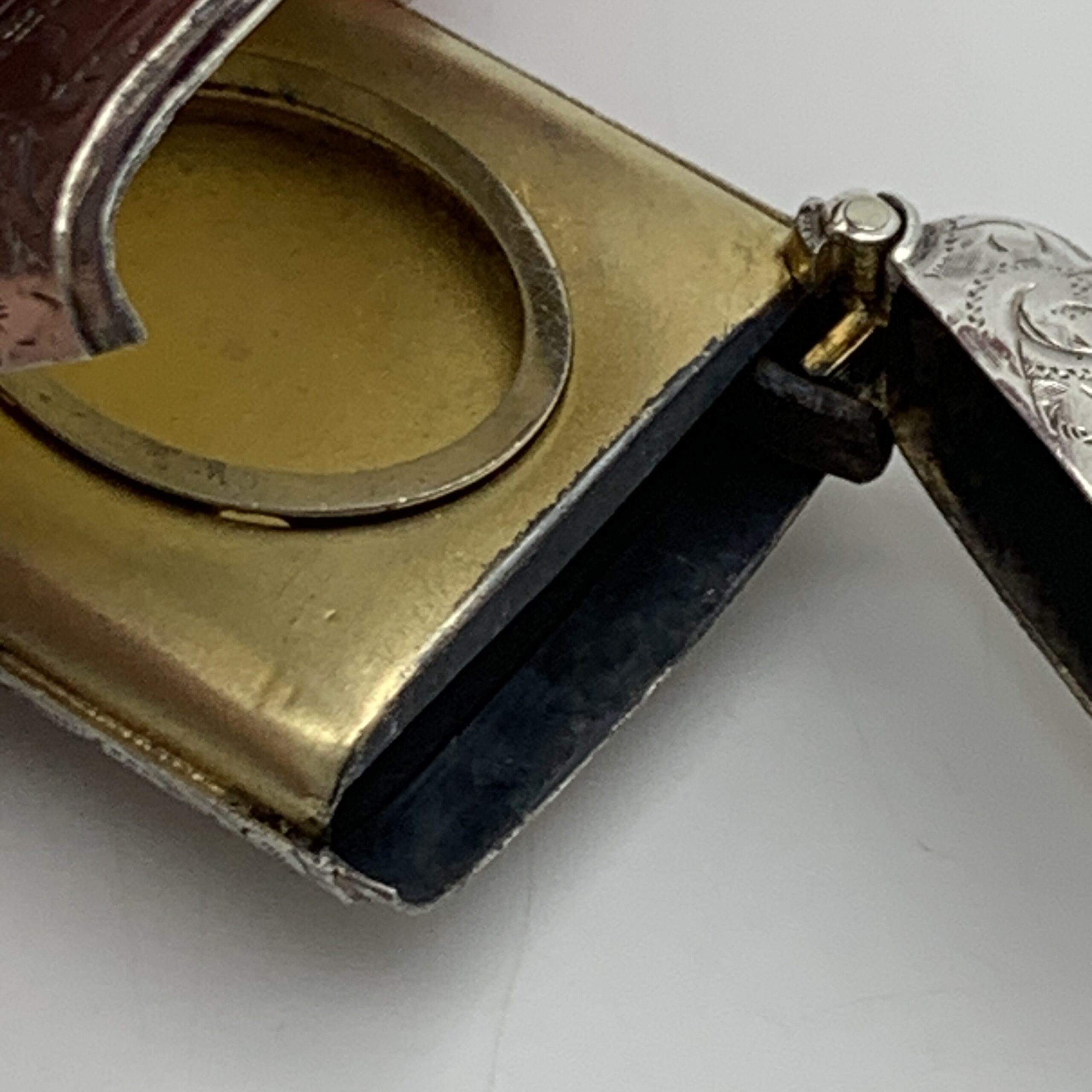 Antique Silver Vesta Case Combined With Hidden Photo Frame - Image 5