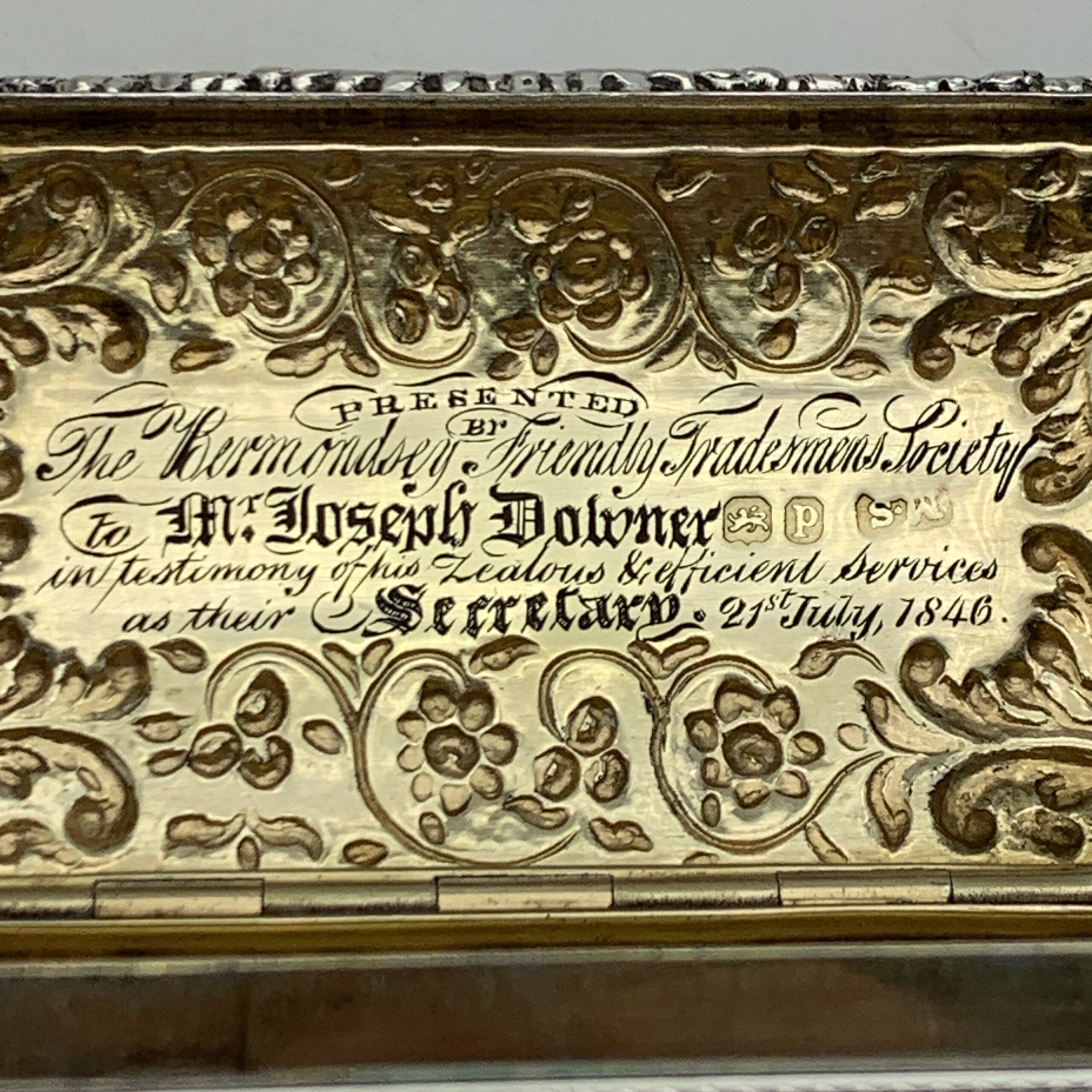 Rare Georgian Silver Table Snuff Box (1830) - Image 6