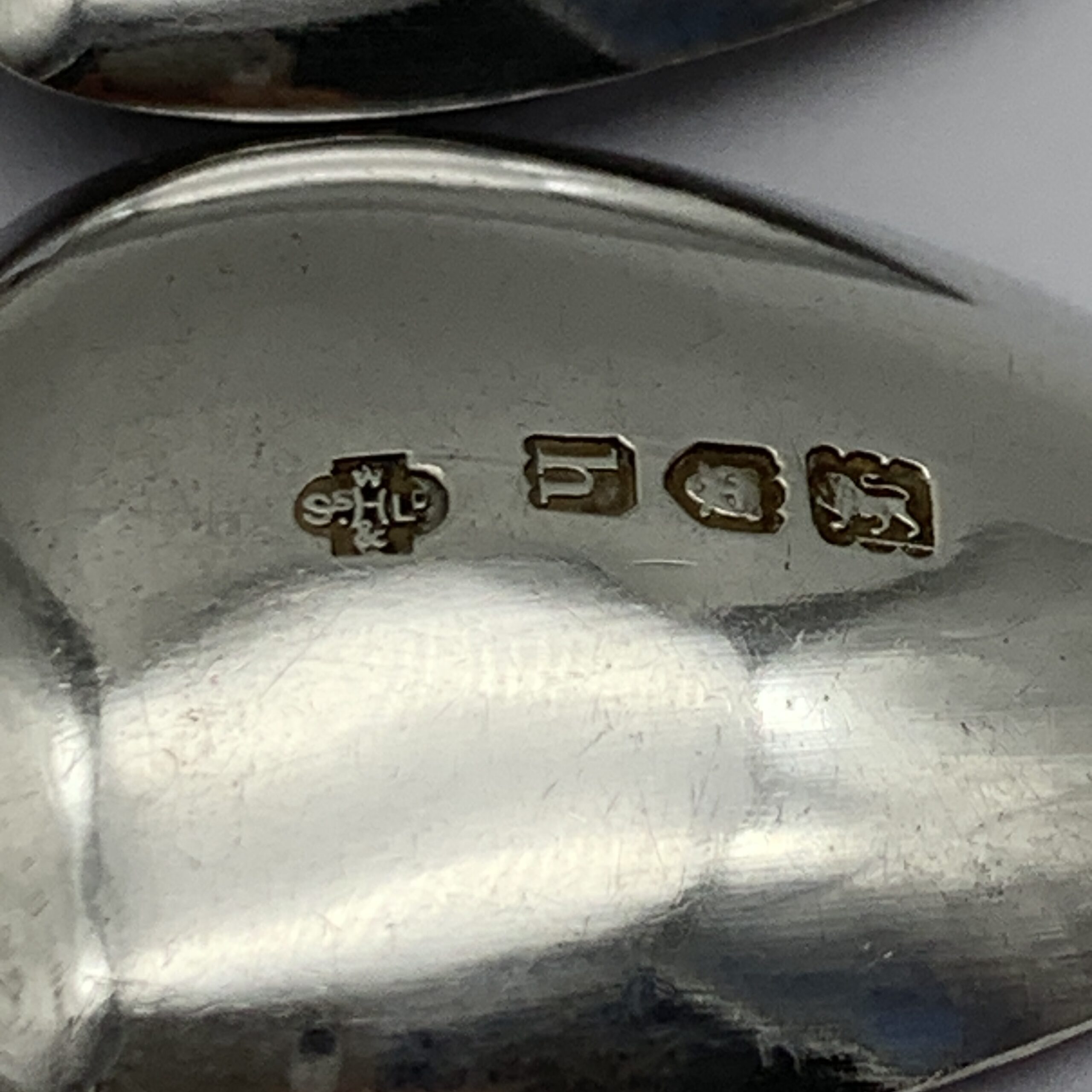 Cased Silver & Enamel ‘Arts & Crafts’ Teaspoons (W. Hutton & Sons – Kate Harris) - Image 8