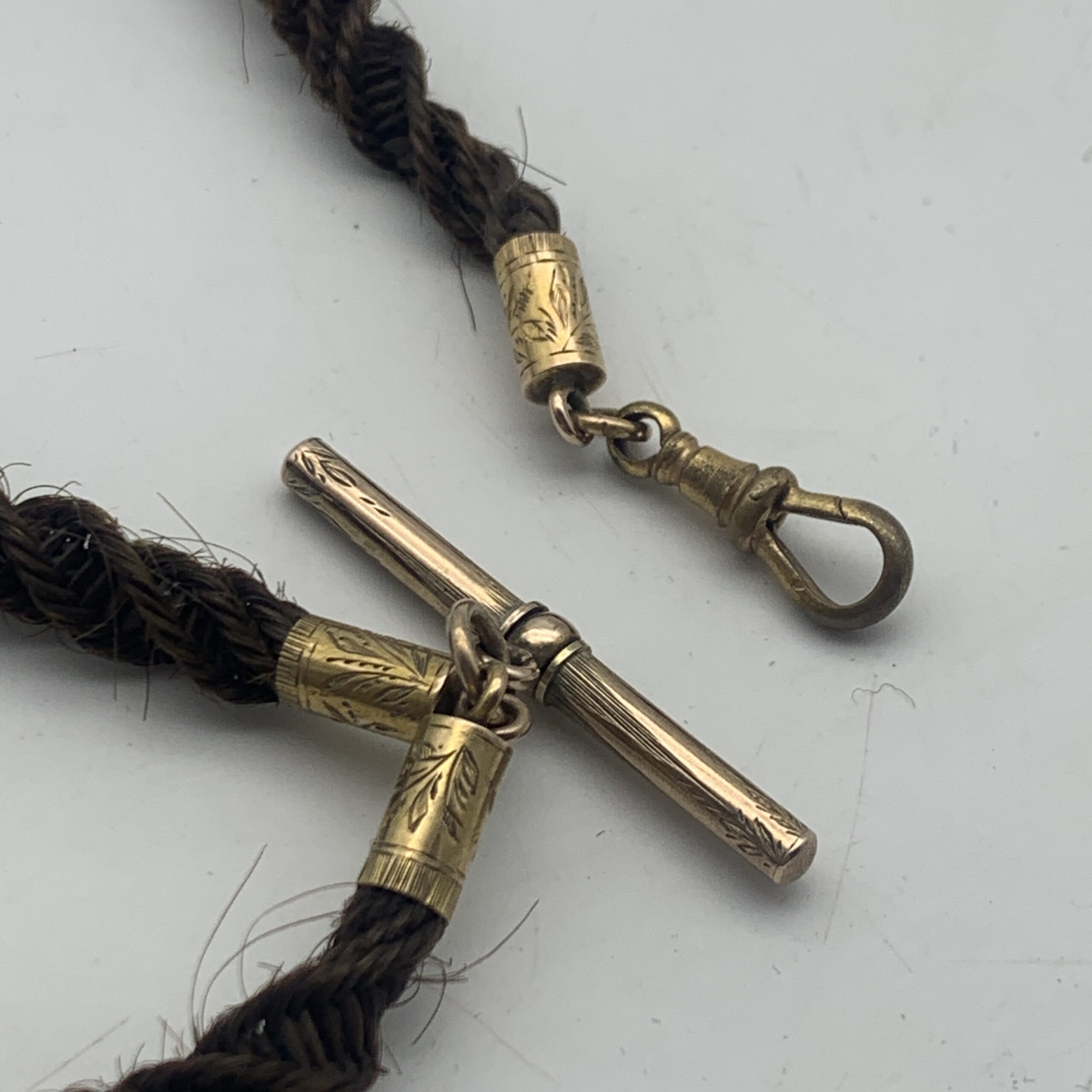 Victorian ‘Mourning - Woven Hair’ Watch Chain (C.1870/80) - Image 2