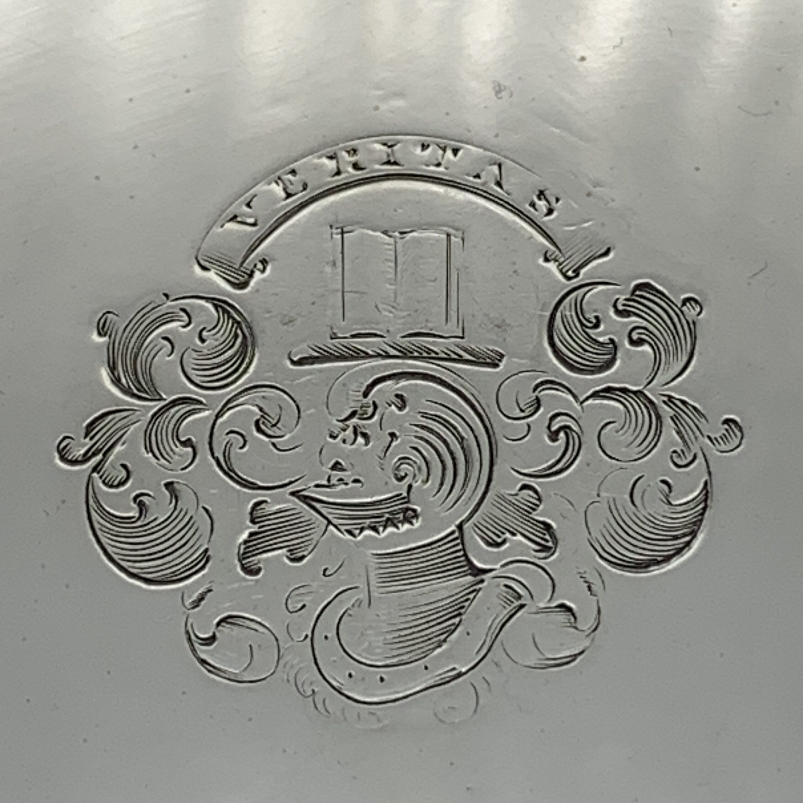 Georgian Silver Card Tray/Teapot Stand (Dated 1817) - Image 6