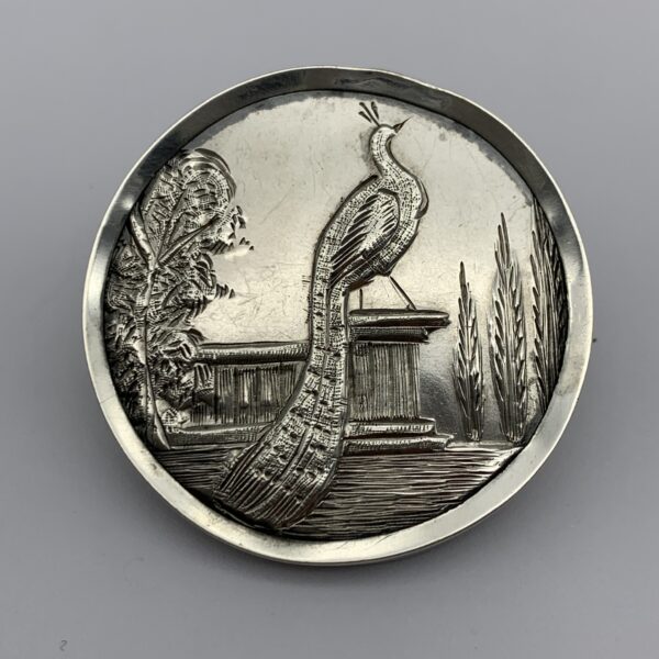 Victorian Silver ‘Peacock’ Brooch