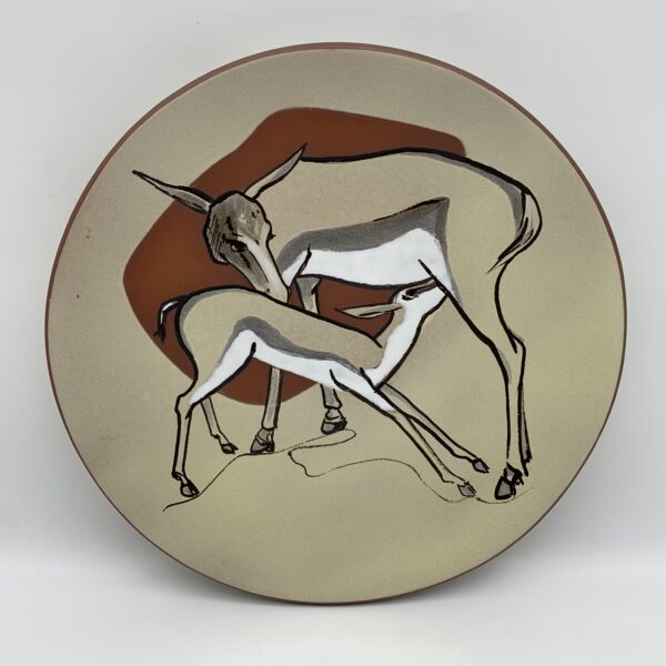 Scarce ‘Kalahari’ Studio Pottery Wall Plate