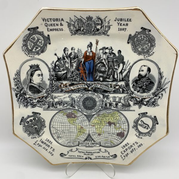 Antique Queen Victoria ‘1887’ Empire Jubilee Plate