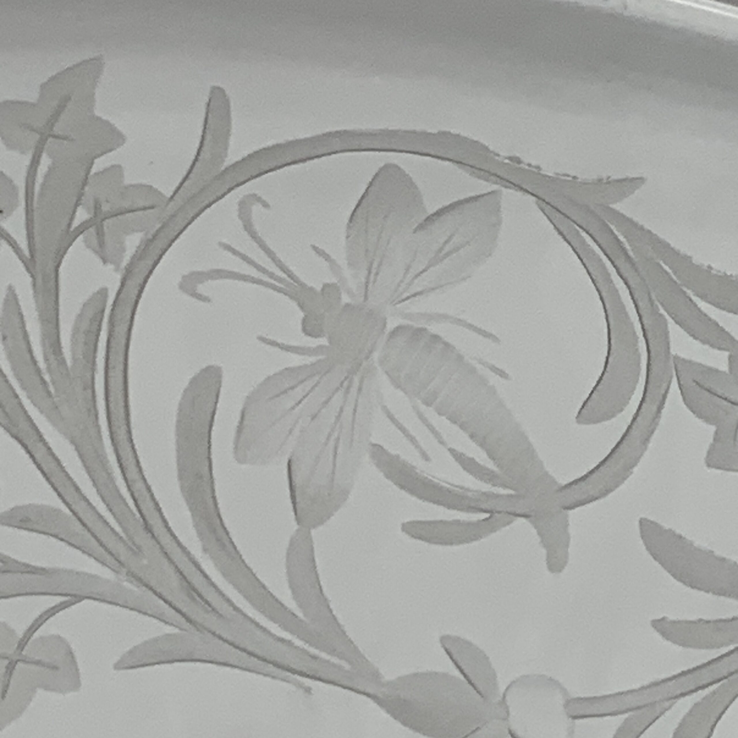 Wonderful Antique Engraved Cut-Crystal Wine Goblet (Stourbridge Glass) - Image 7