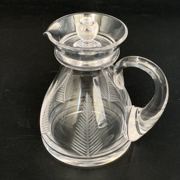 Small ‘Stuart Crystal’ Lidded Jug (Fern Pattern)