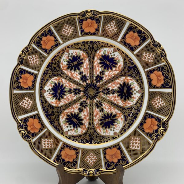 Antique Royal Crown Derby ‘Old Imari’ Cabinet Plate (1920)
