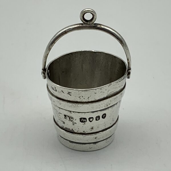 Victorian Silver ‘Novelty’ Miniature Milk Pale (1871 – Jane Brownett)