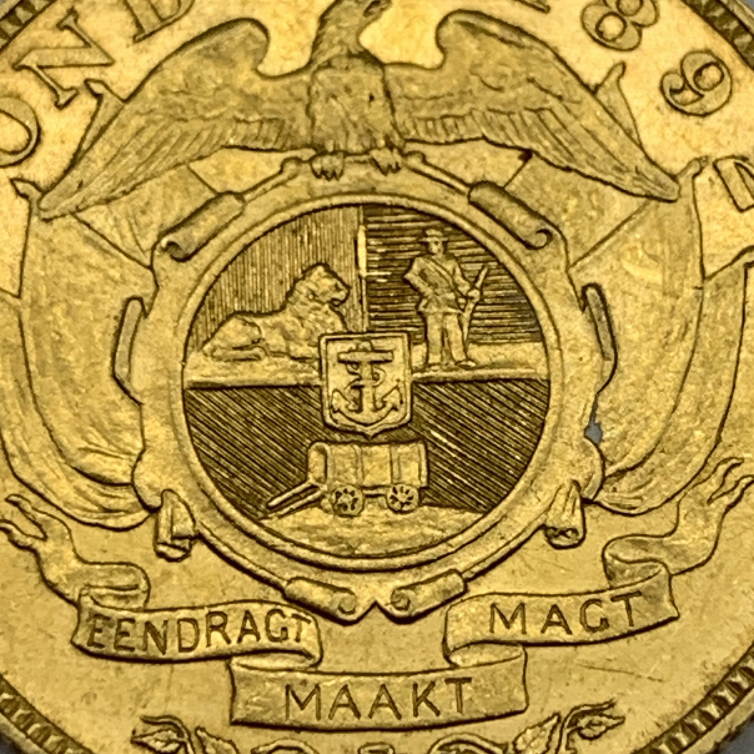 ZAR 1892 Gold Pond ‘D/Shaft’ (Lovely Condition) - Image 2