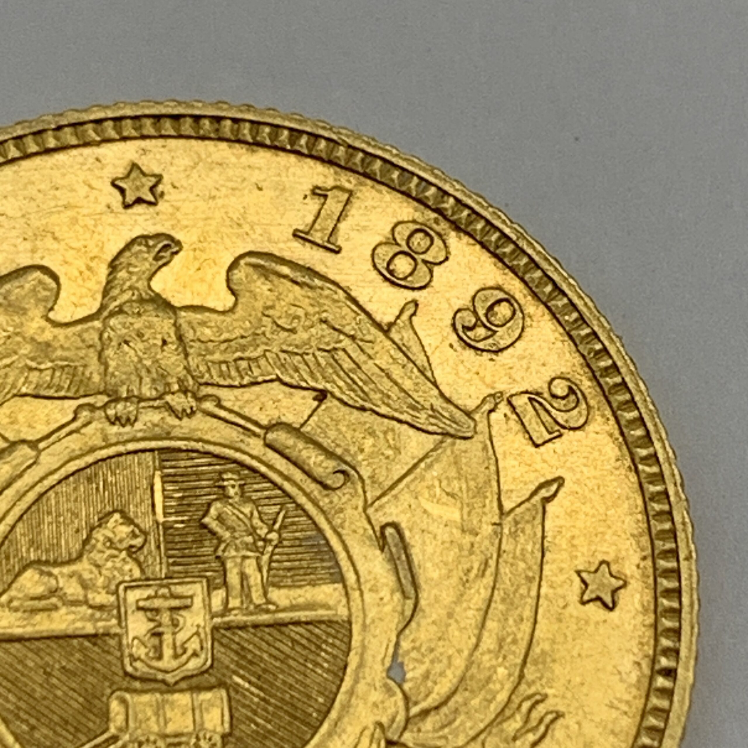ZAR 1892 Gold Pond ‘D/Shaft’ (Lovely Condition) - Image 3