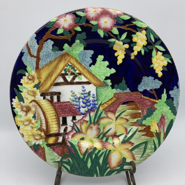 Lovely 1930/40’s ‘Maling’ Plate (Old Mill)
