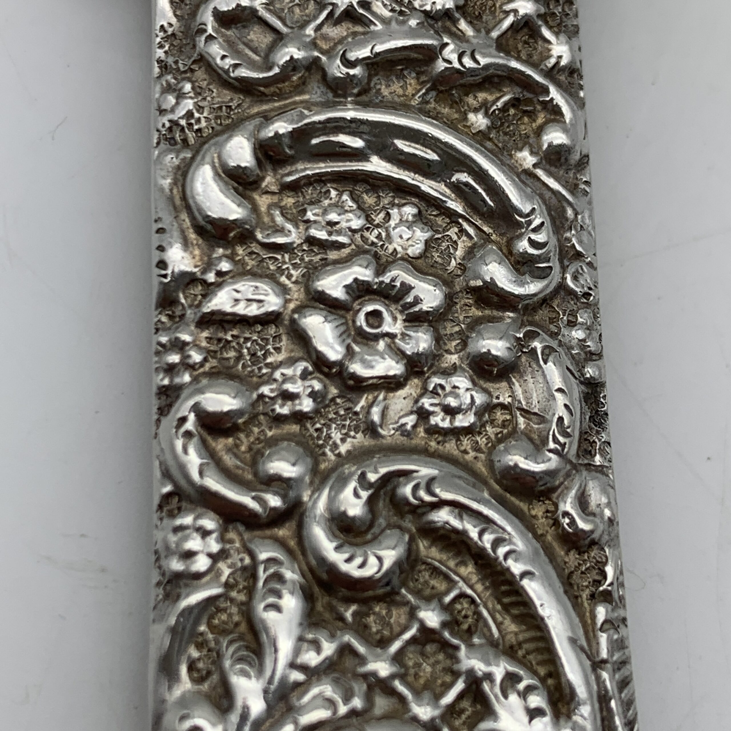 Victorian Silver Chatelaine Scissors Case (1899) - Image 4