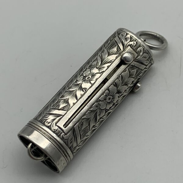 Victorian Silver Combination Case (Pencil, Toothpick, Button Hook)