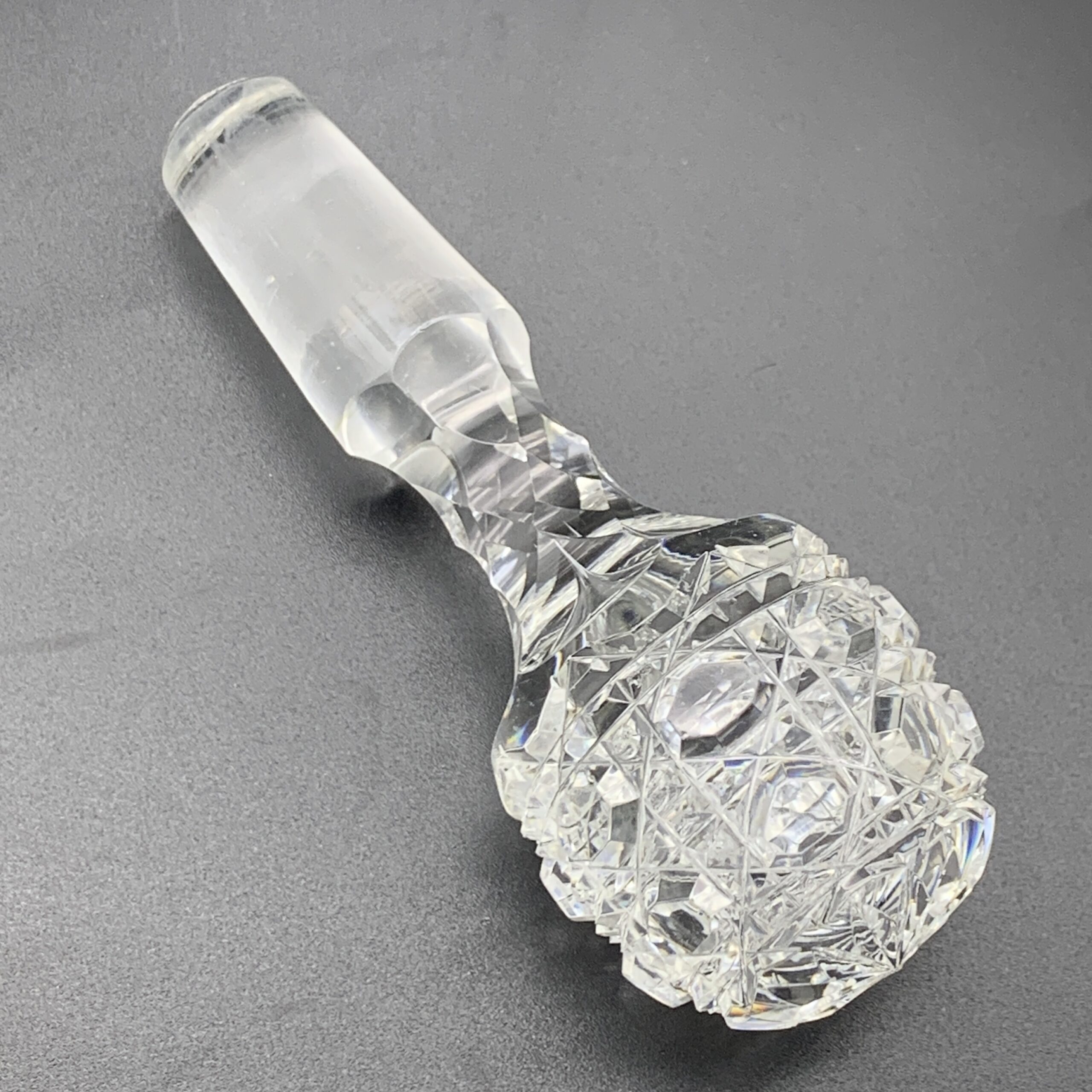 Victorian Cut-Crystal Wine/Sherry Decanter - Image 5