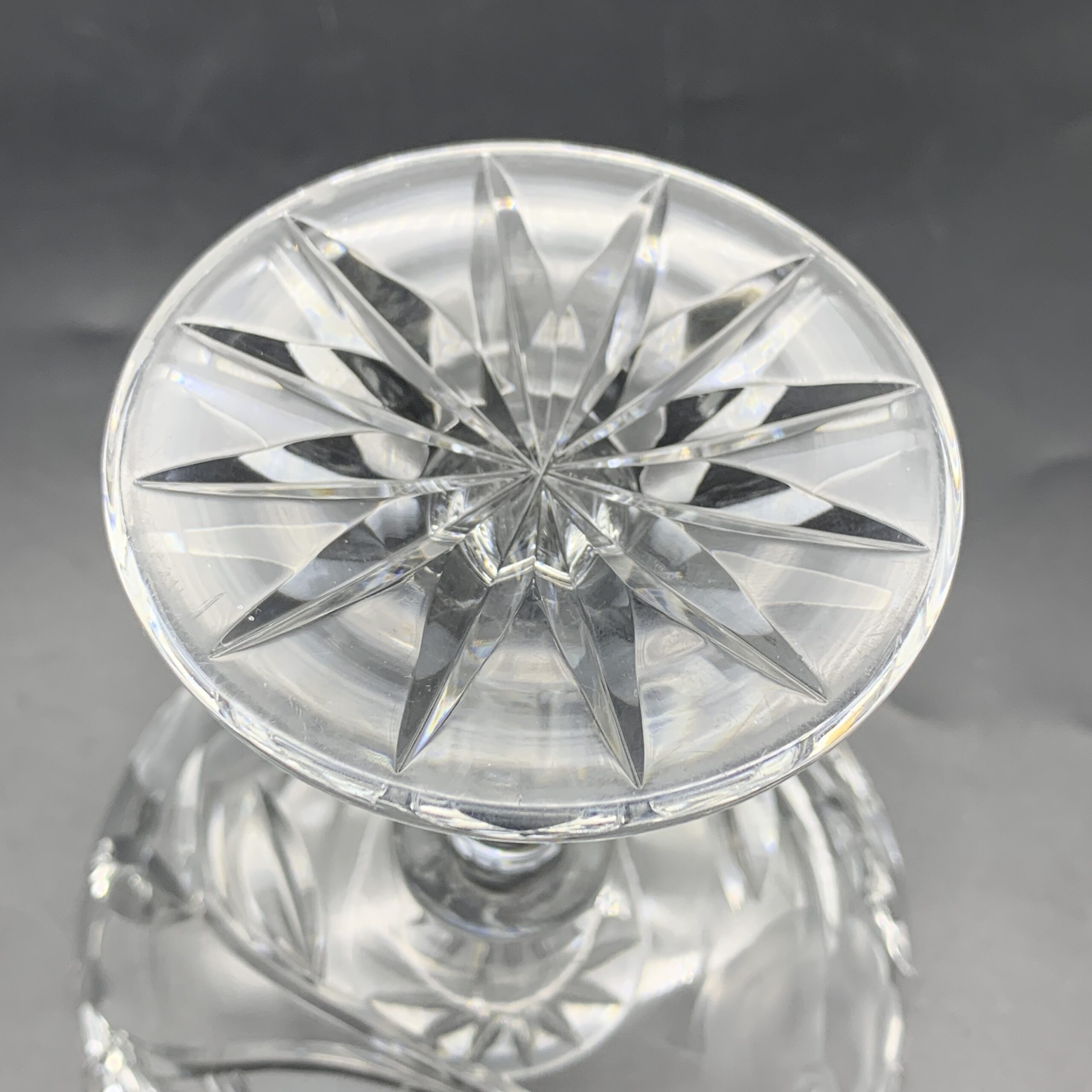 Vintage ‘Rose-Cut’ Crystal Sweet Stand - Image 8