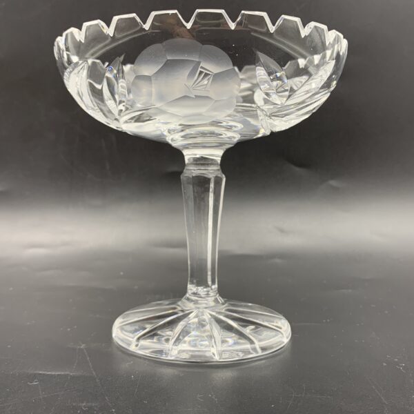 Vintage ‘Rose-Cut’ Crystal Sweet Stand