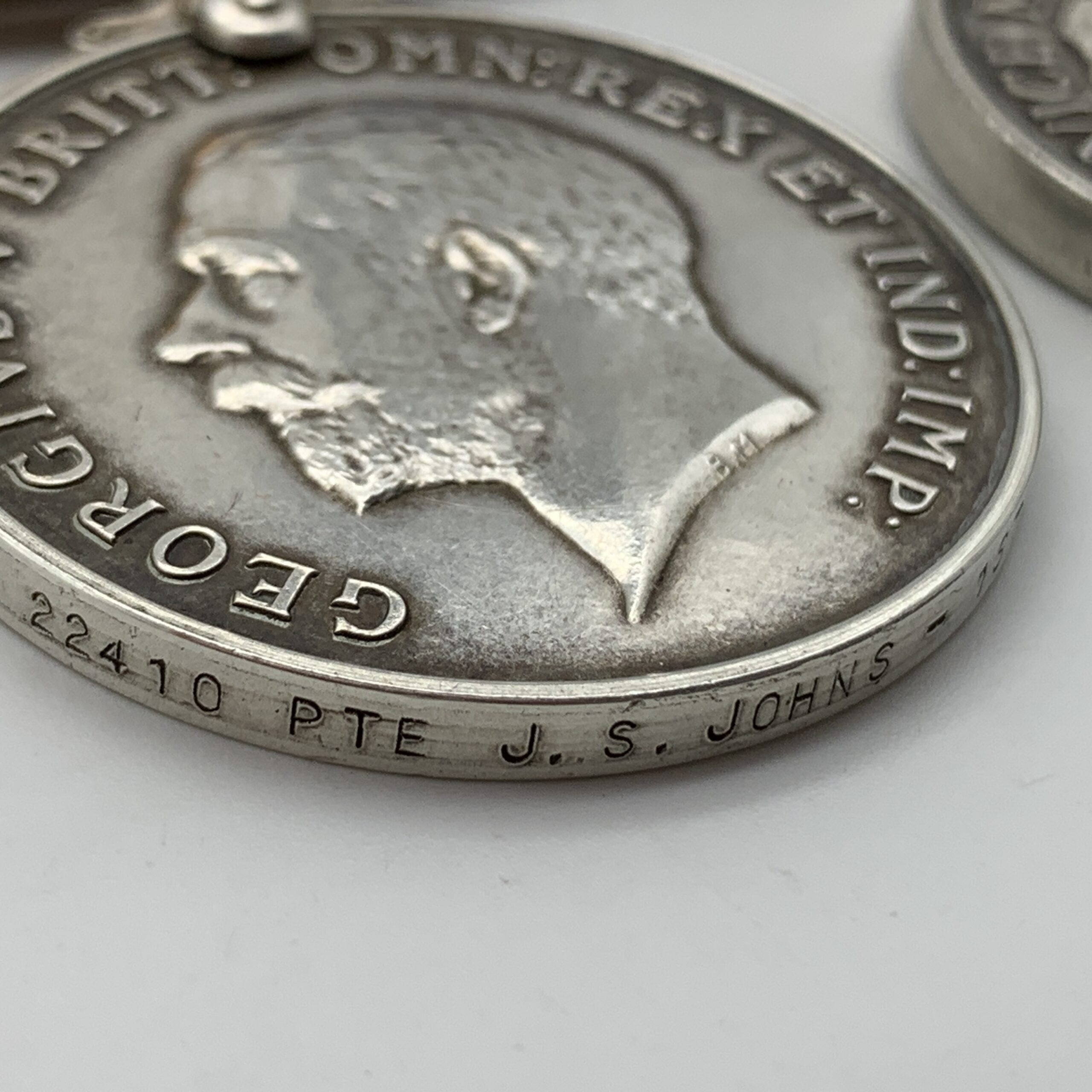 WW1/2 – S.A. Pair to ‘PTE. J.S. Johns’ (1ST S.A. I. BDE.) - Image 4